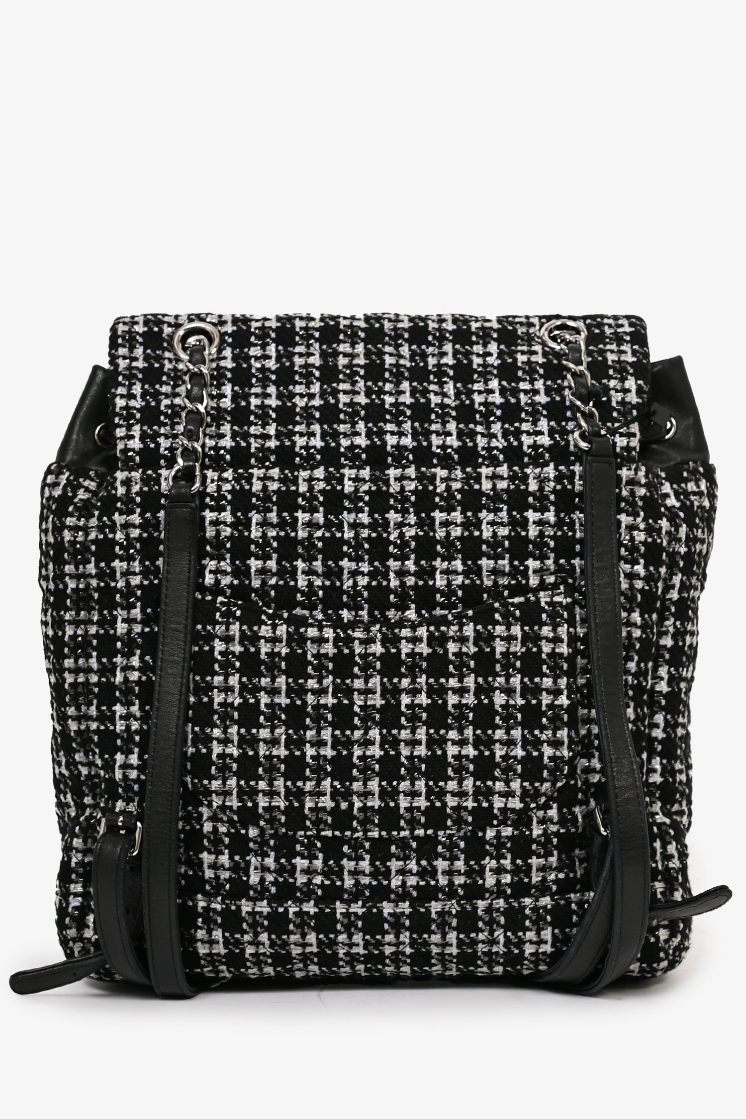 Chanel™ 2016 Black/Silver Tweed 'Urban Spirit' Backpack