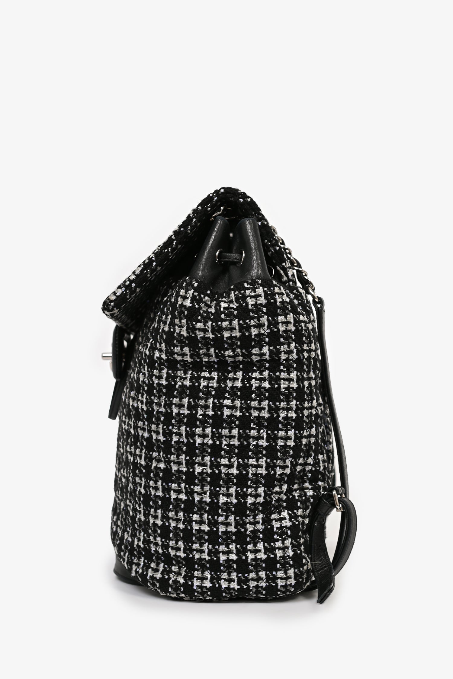 Chanel™ 2016 Black/Silver Tweed 'Urban Spirit' Backpack