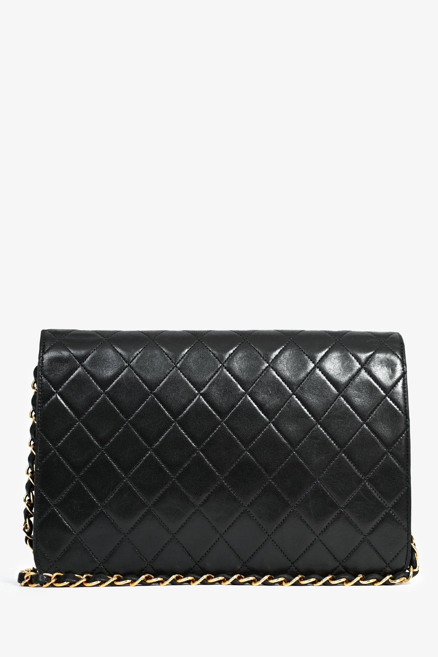 Chanel™ 1994 Black Lambskin Single Chain Flap Bag