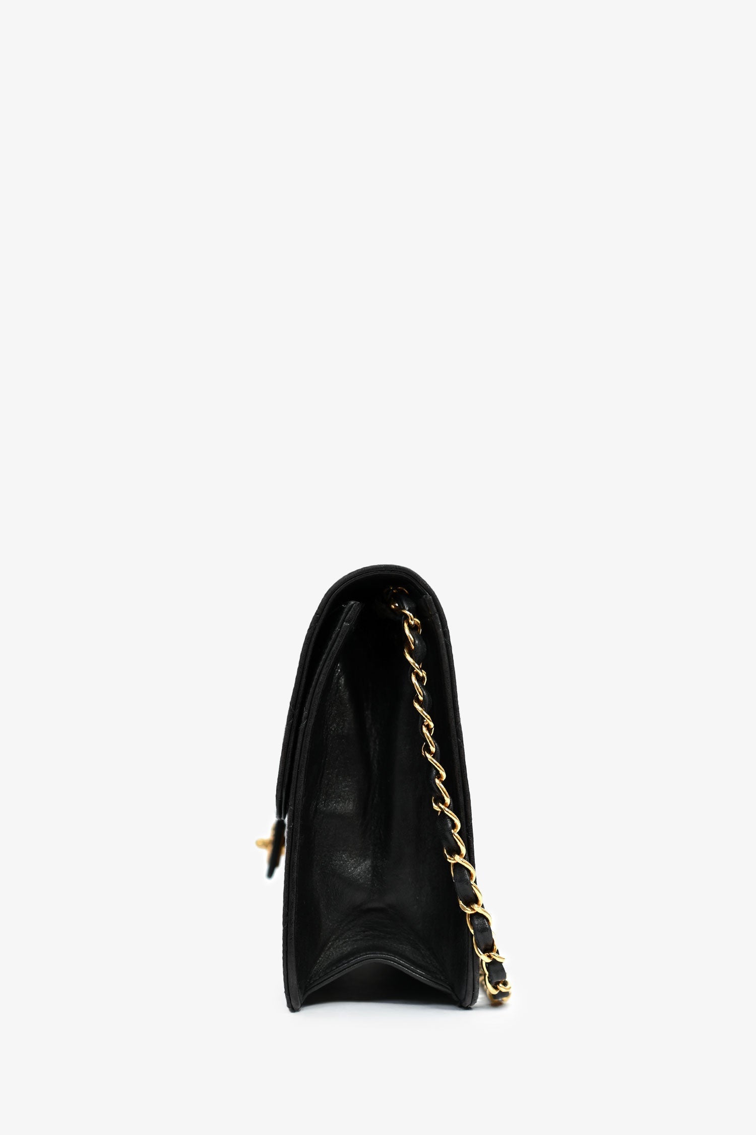 Chanel™ 1994 Black Lambskin Single Chain Flap Bag