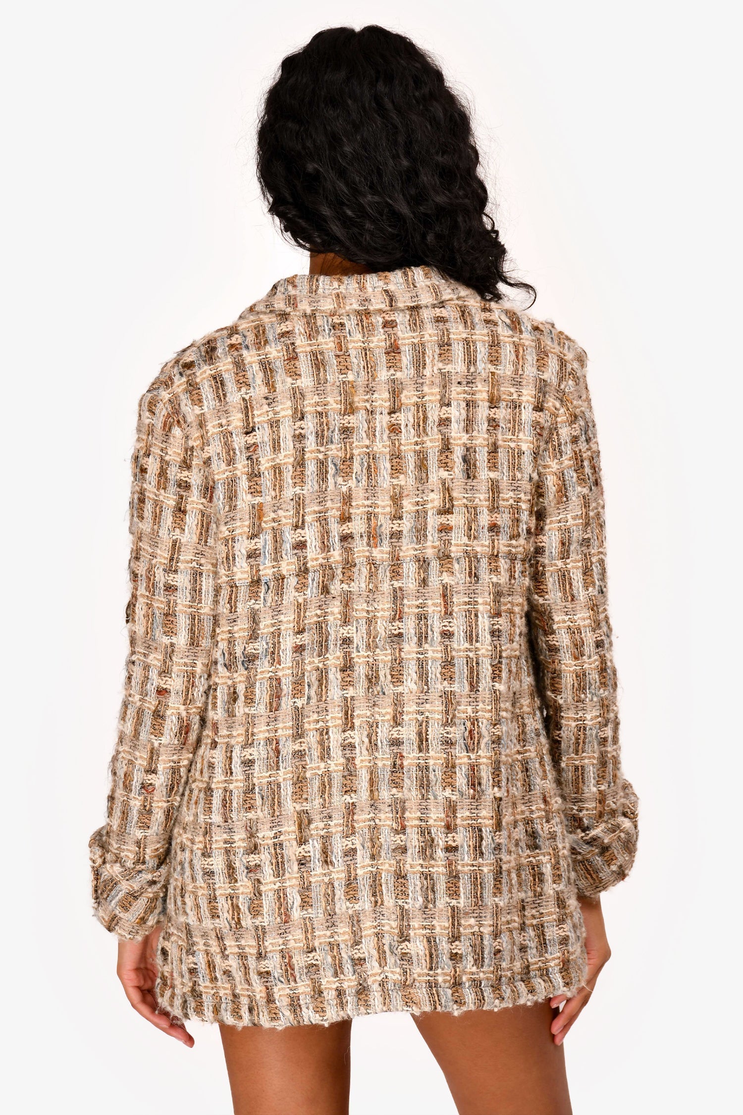 Chanel™ 2016 Brown Wool Blazer Jacket Size 40