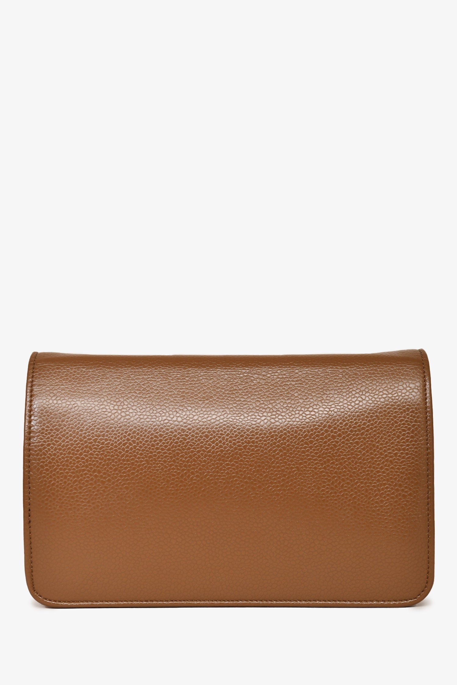 Chanel™ 2012-13 Brown Caviar Leather CC Logo Wallet On Chain