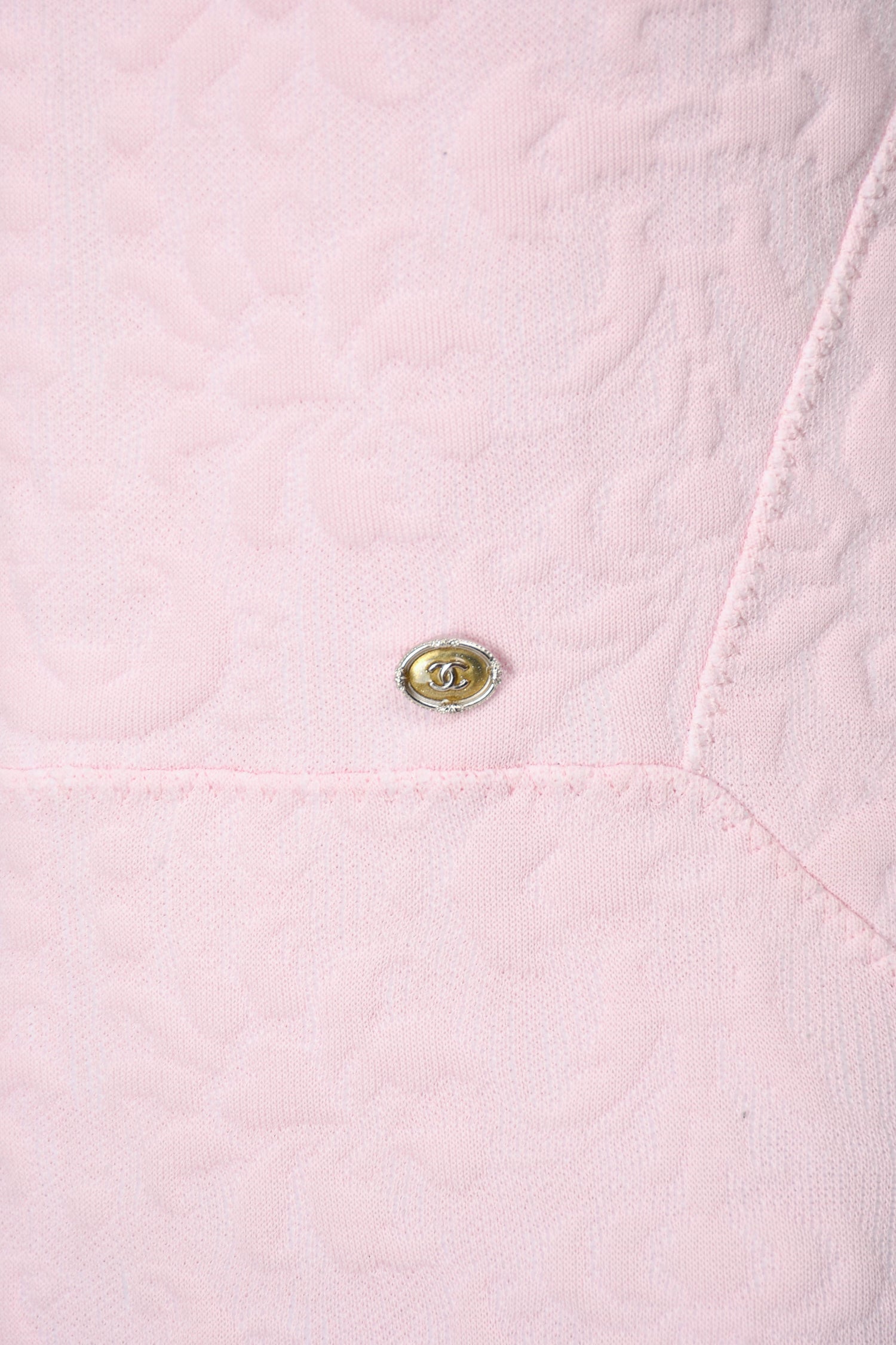 Chanel™ Pink Jacquard 'Versaille' Dress Size 40