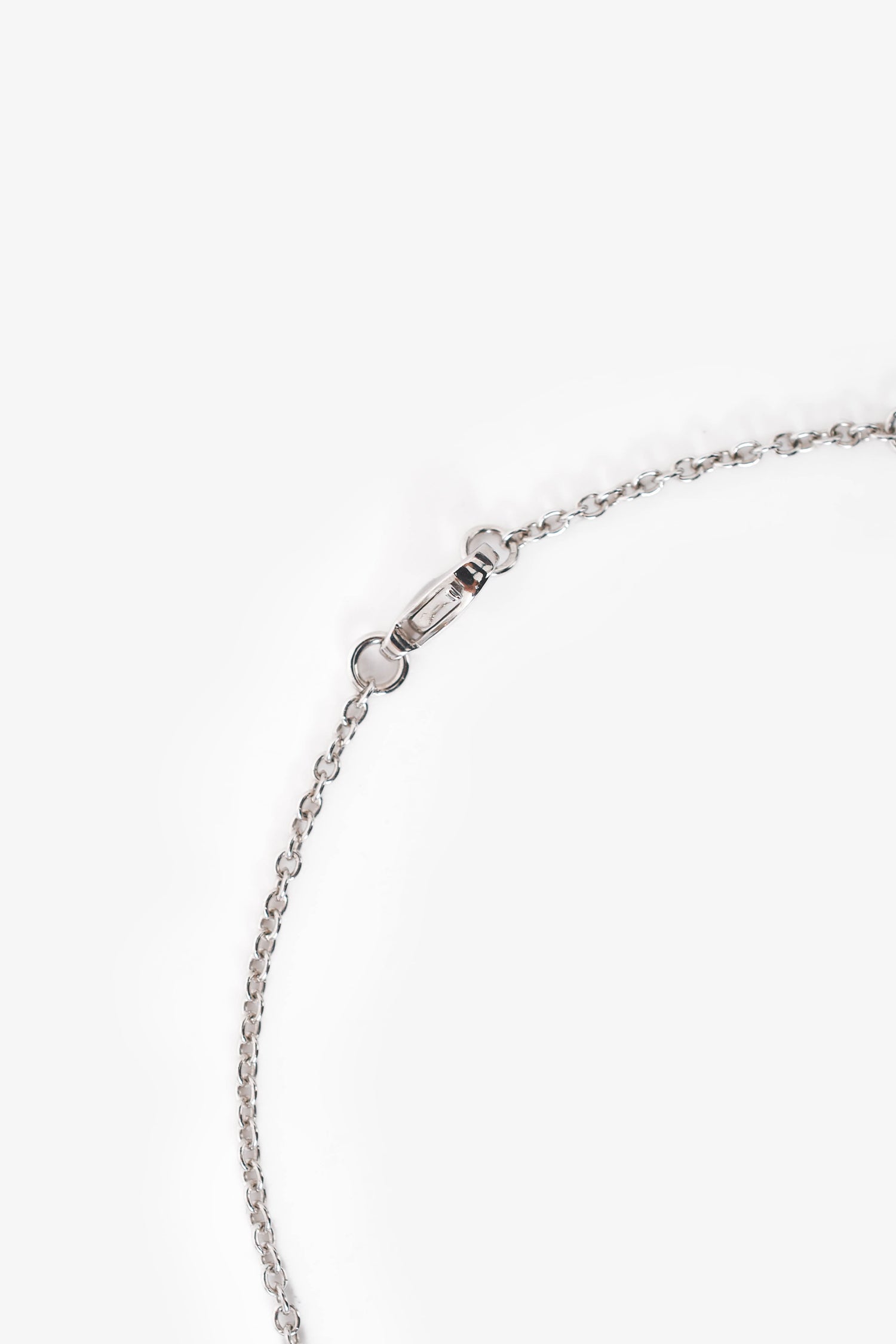 Chanel™ 18K White Gold Diamond Set Plume de Chanel Pendant Necklace