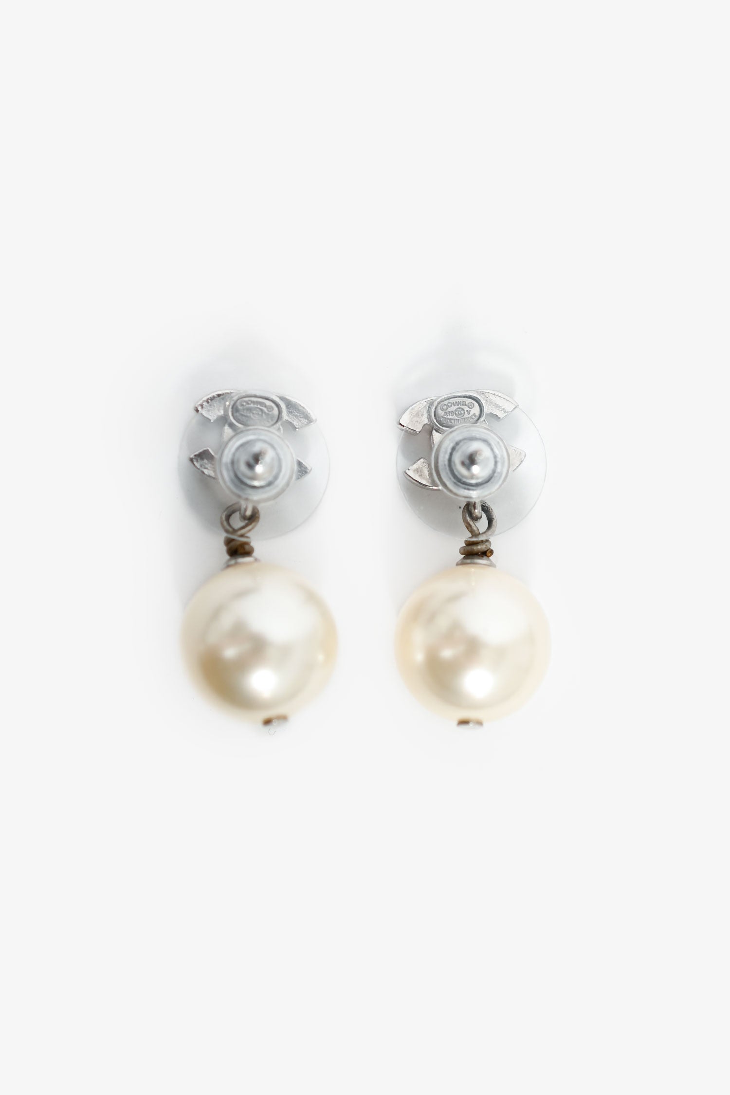 Chanel™ 2019 Pearl/Crystal Drop Earrings