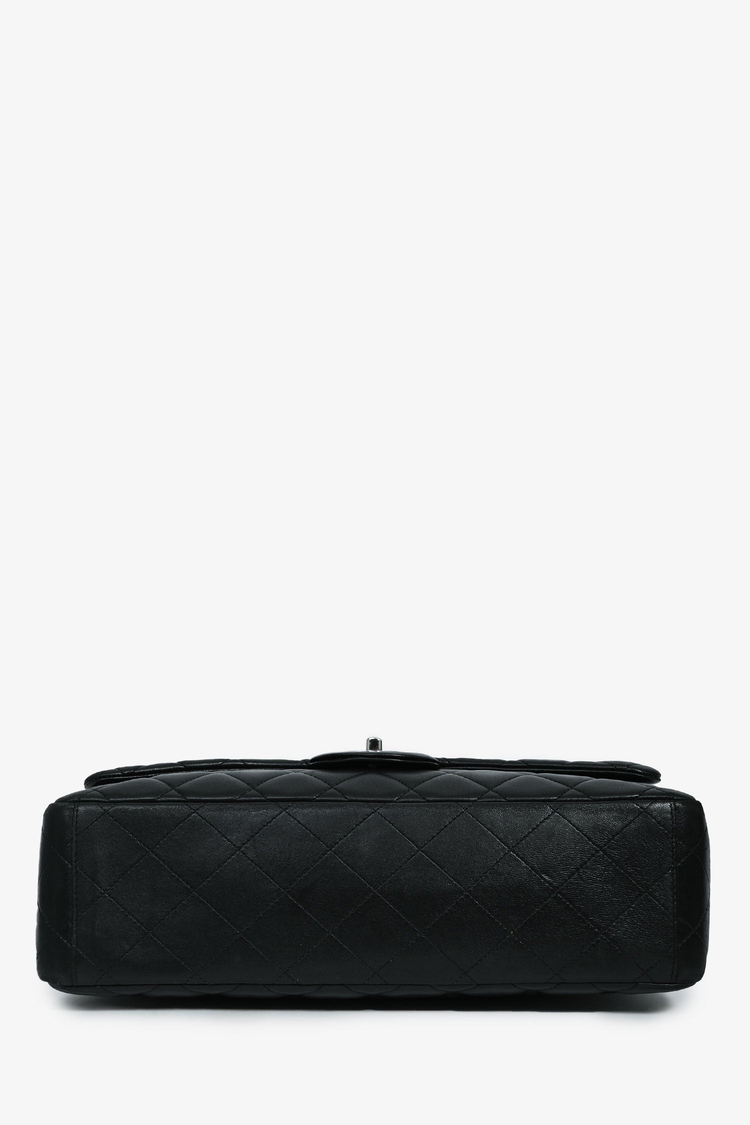 Chanel™ 2011 Black Lambskin Classic Single Maxi Flap Bag