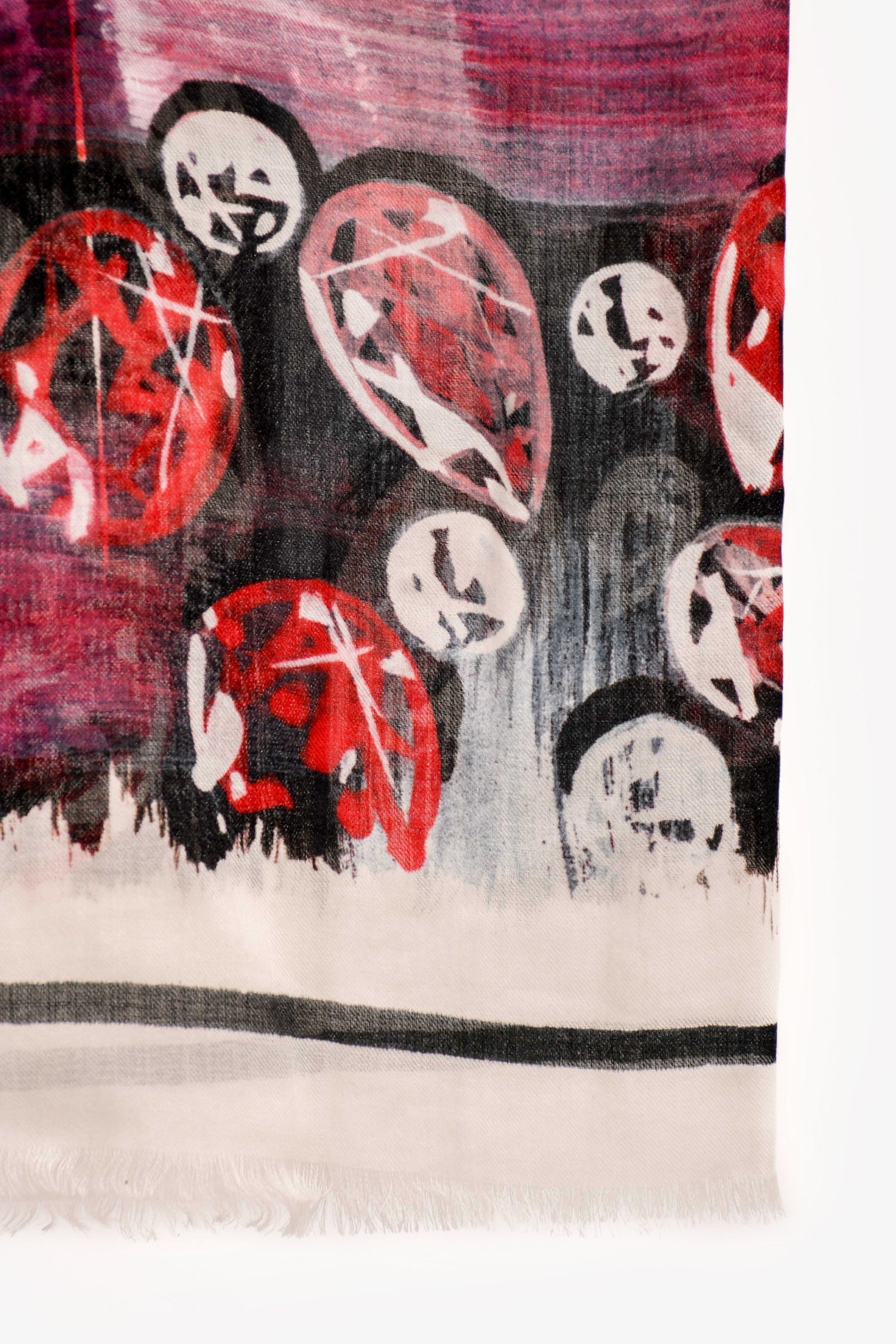 Chanel™ 2023 Cashmere Tweed Printed Scarf