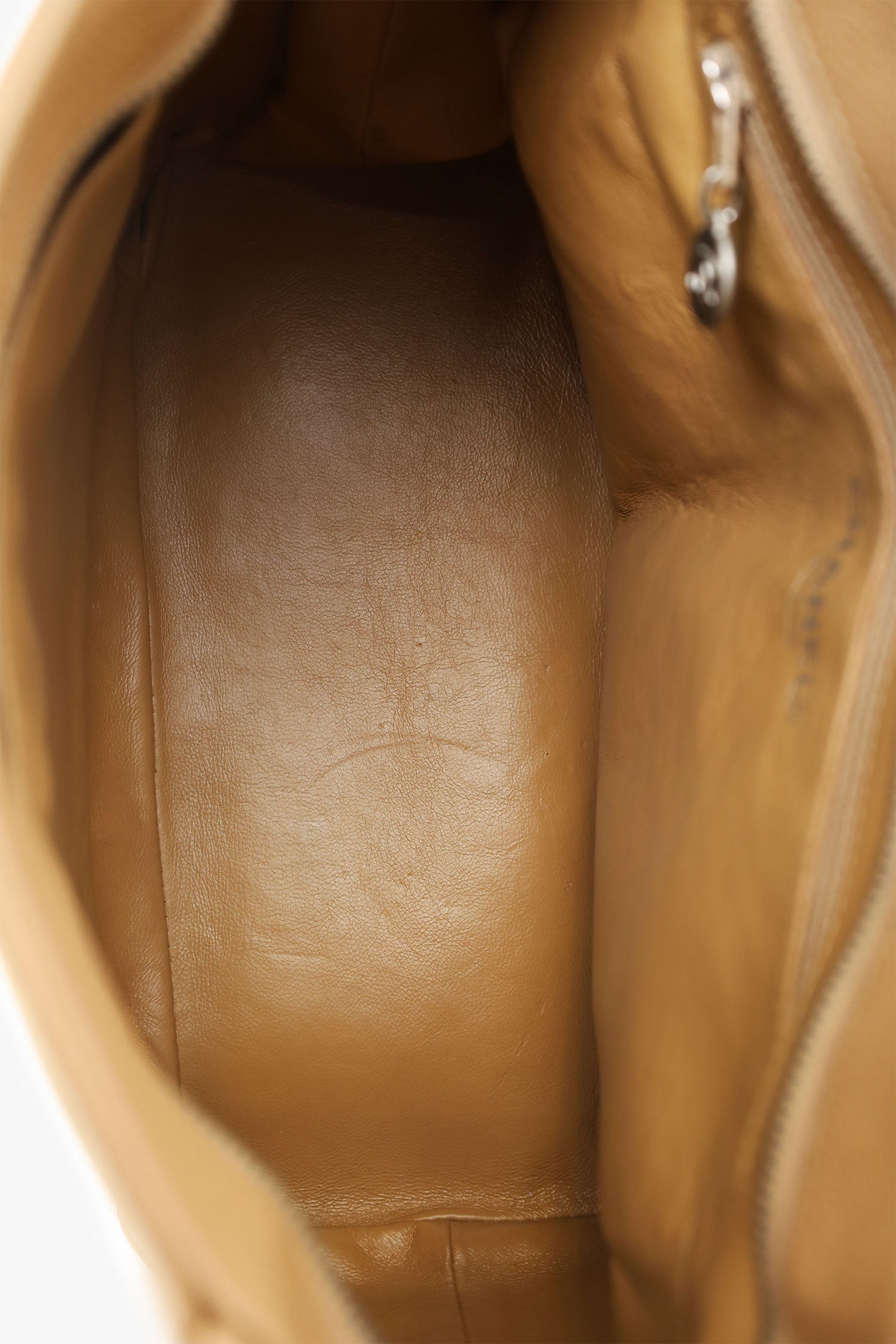 Chanel™ 2000-02 Beige Caviar Medallion Tote (As Is)