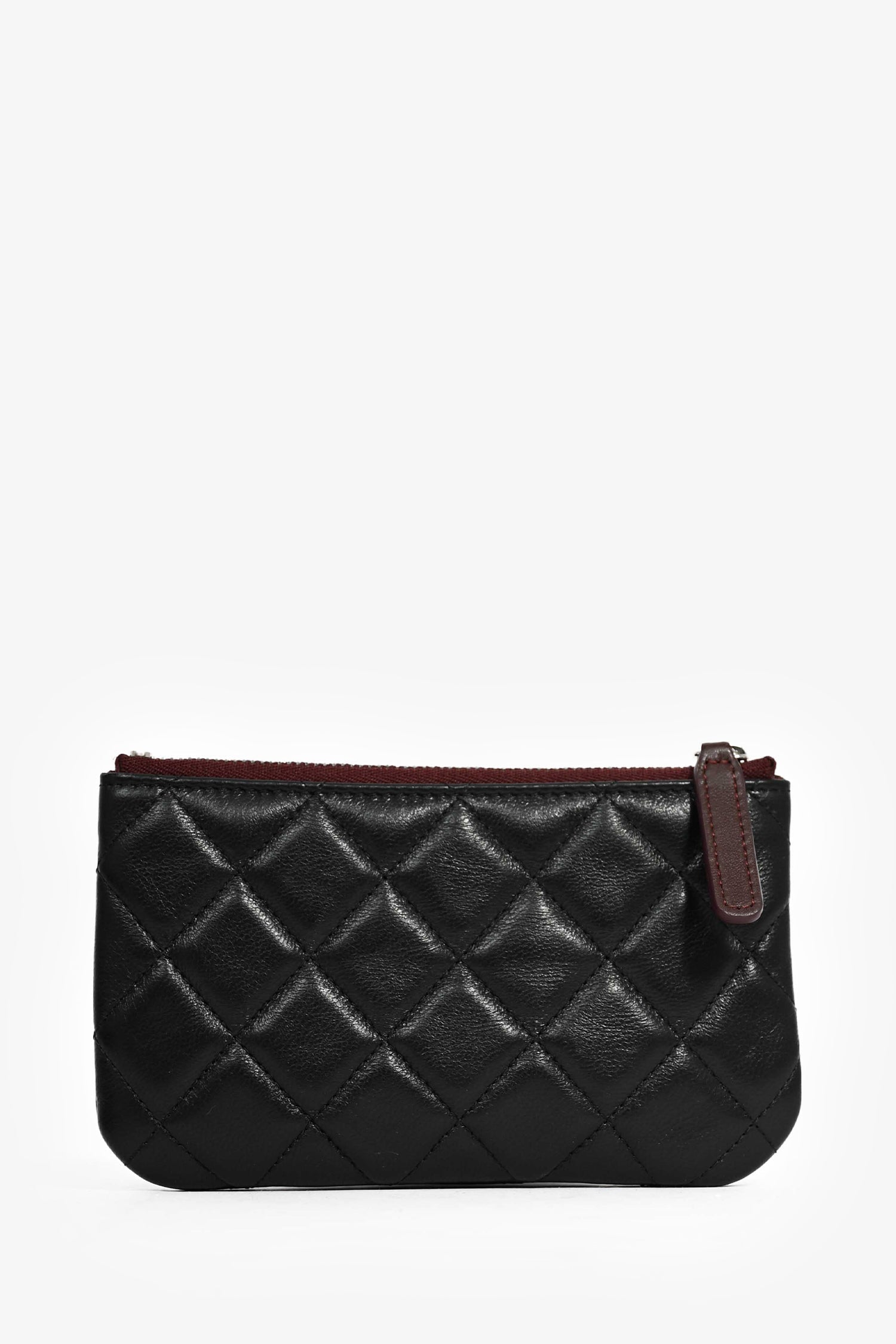 Chanel™ 2019/20 Black Lambskin CC 'O Case' Mini Pouch