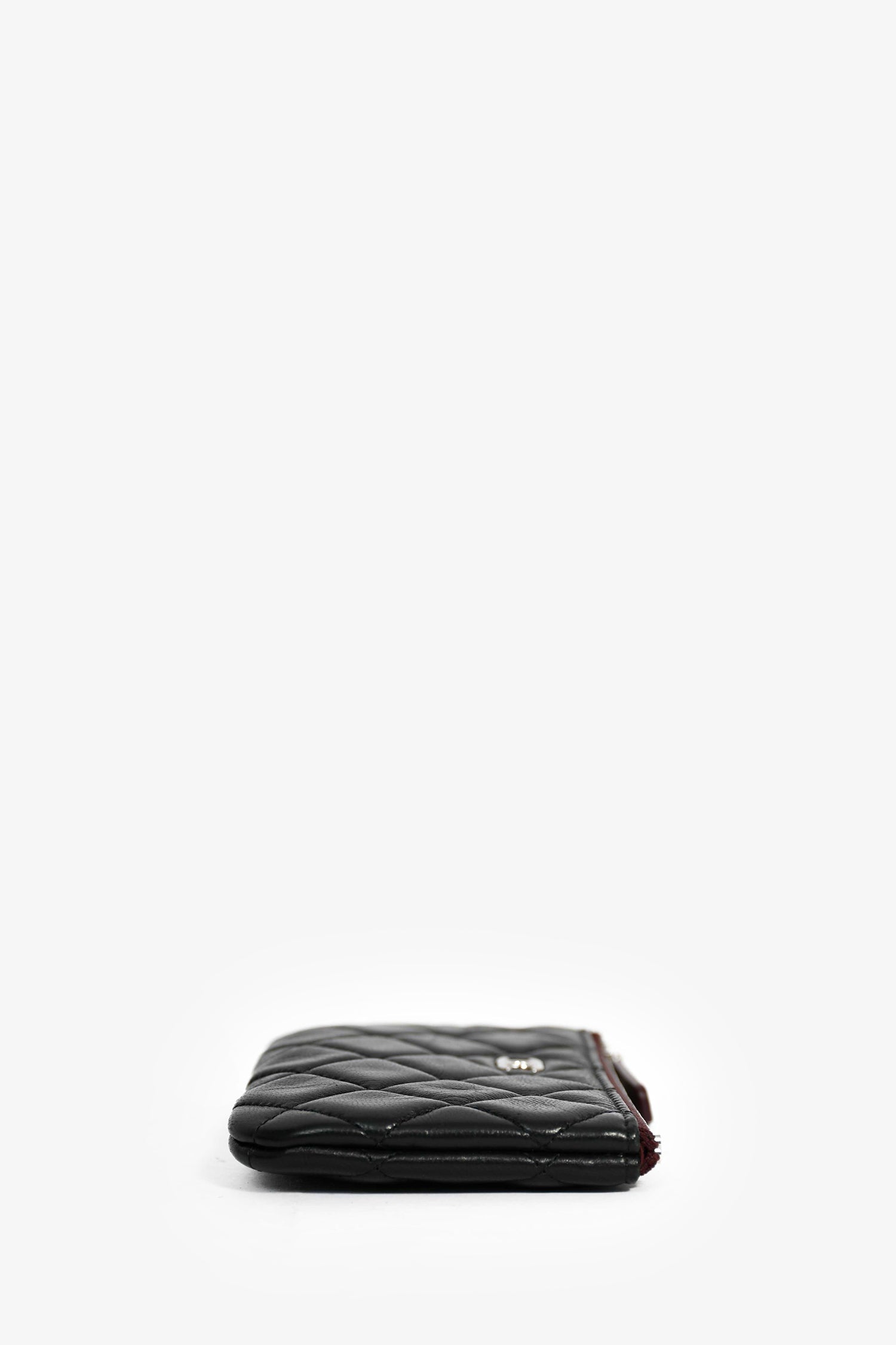 Chanel™ 2019/20 Black Lambskin CC 'O Case' Mini Pouch