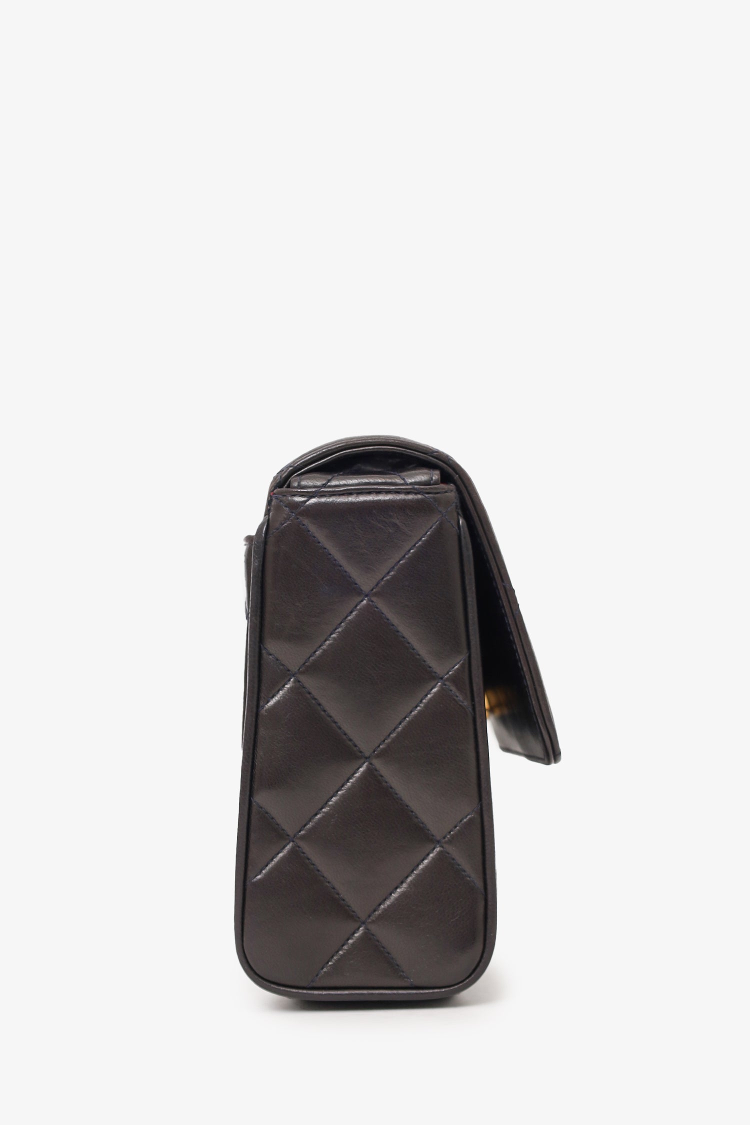 Chanel™ 1991-94 So Black Quilted Lambskin Leather CC Shoulder Bag