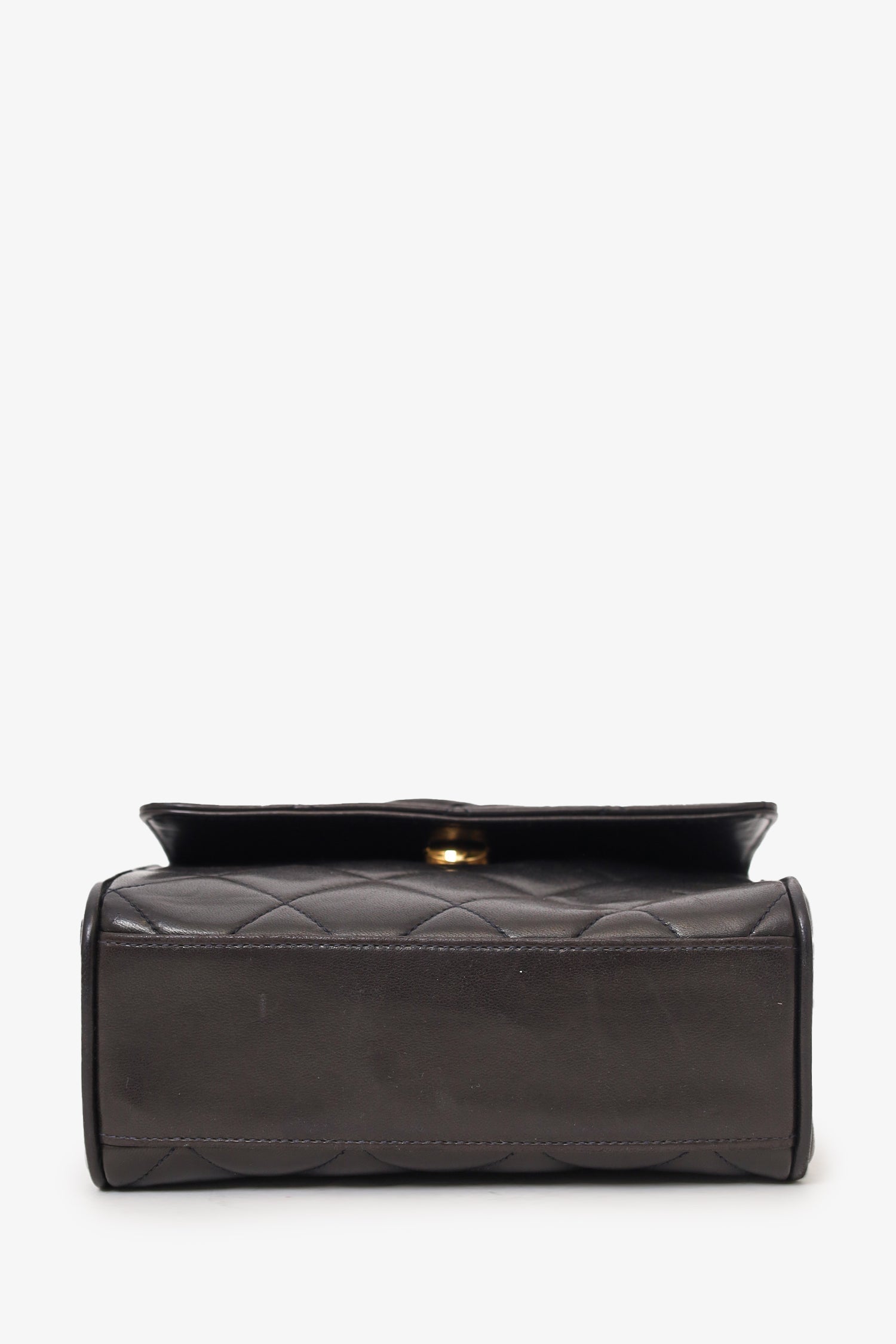 Chanel™ 1991-94 So Black Quilted Lambskin Leather CC Shoulder Bag
