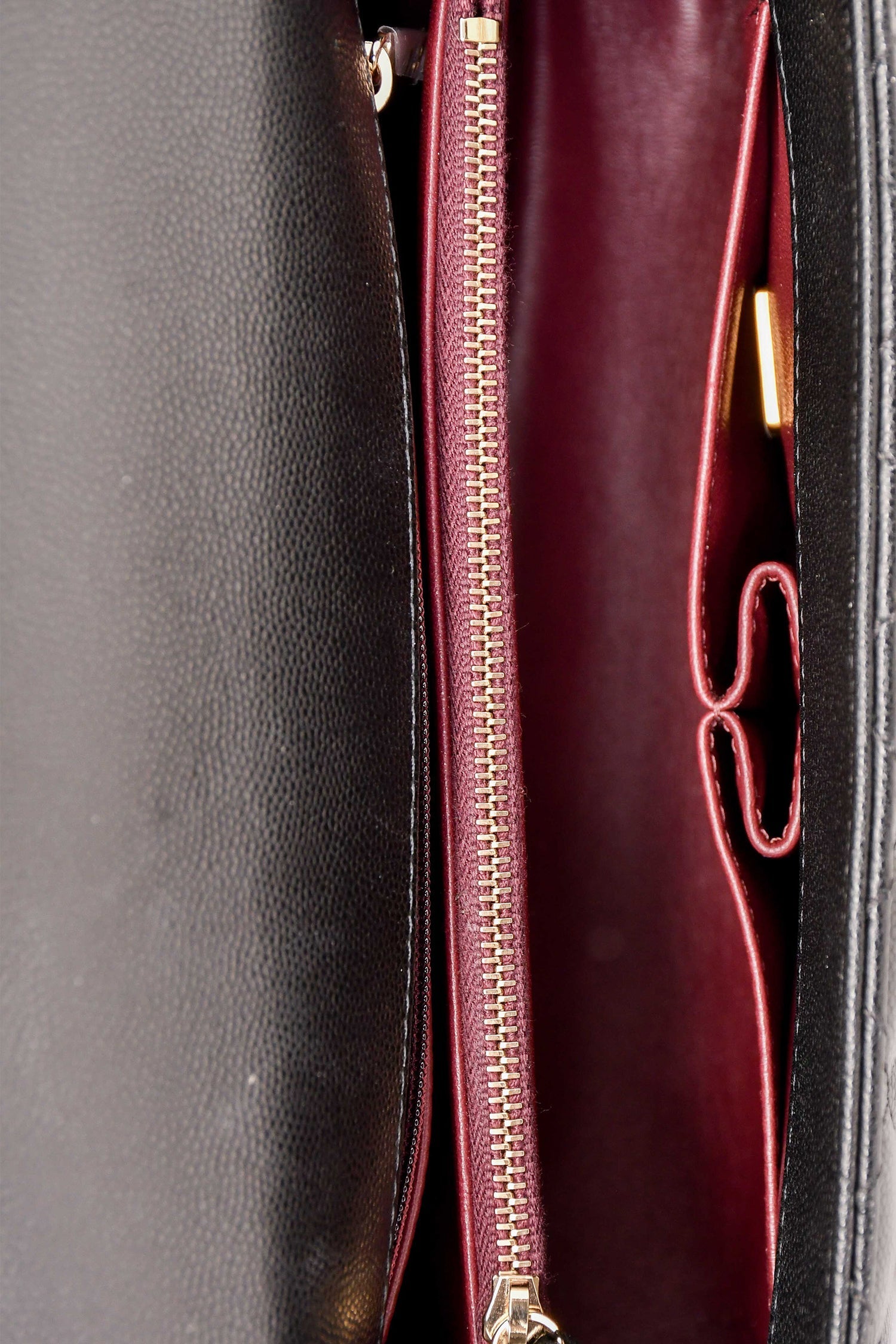 Chanel™ Black Caviar Leather Small Coco Handle with Strap