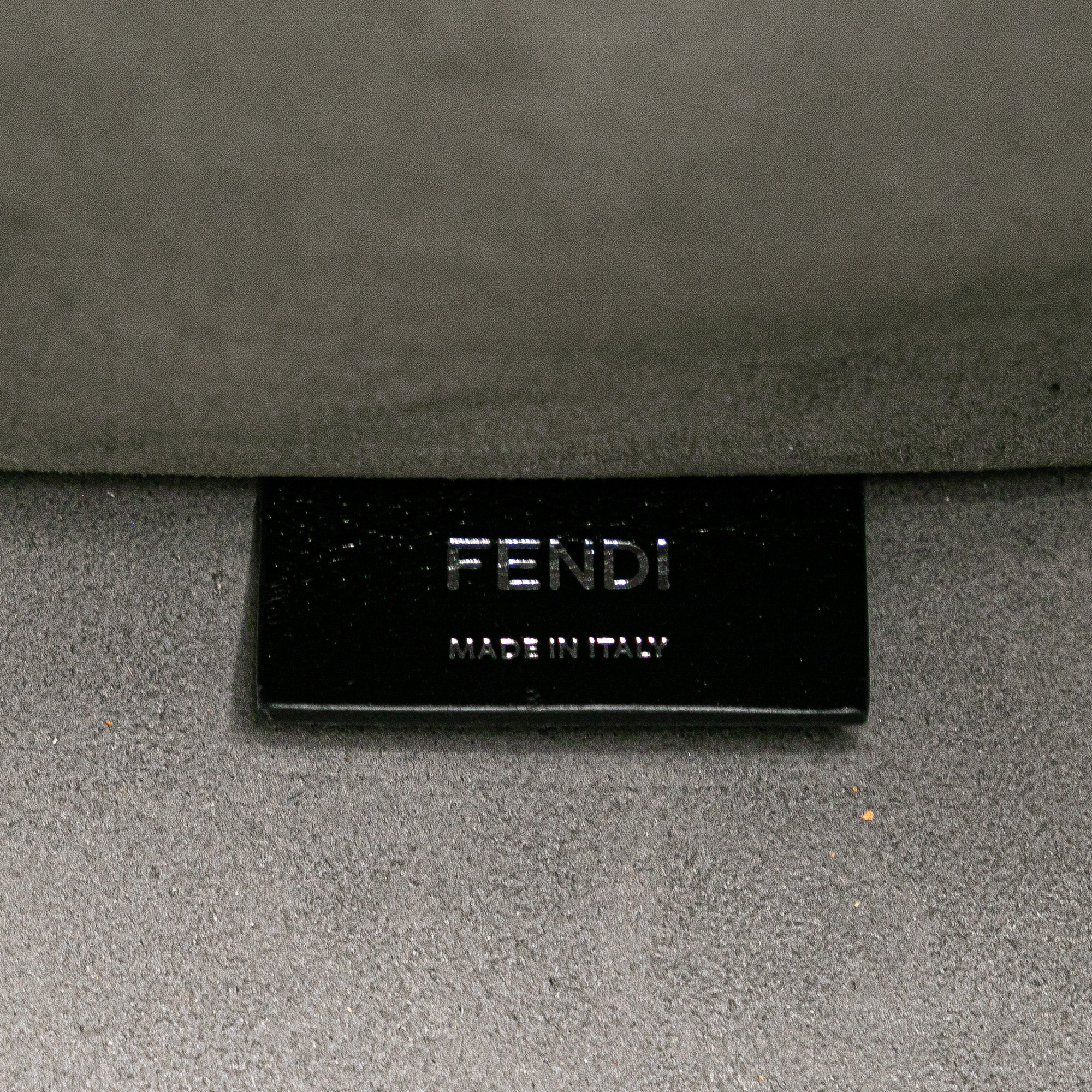Black Fendi Medium Leather Roma Go To Shopper Satchel