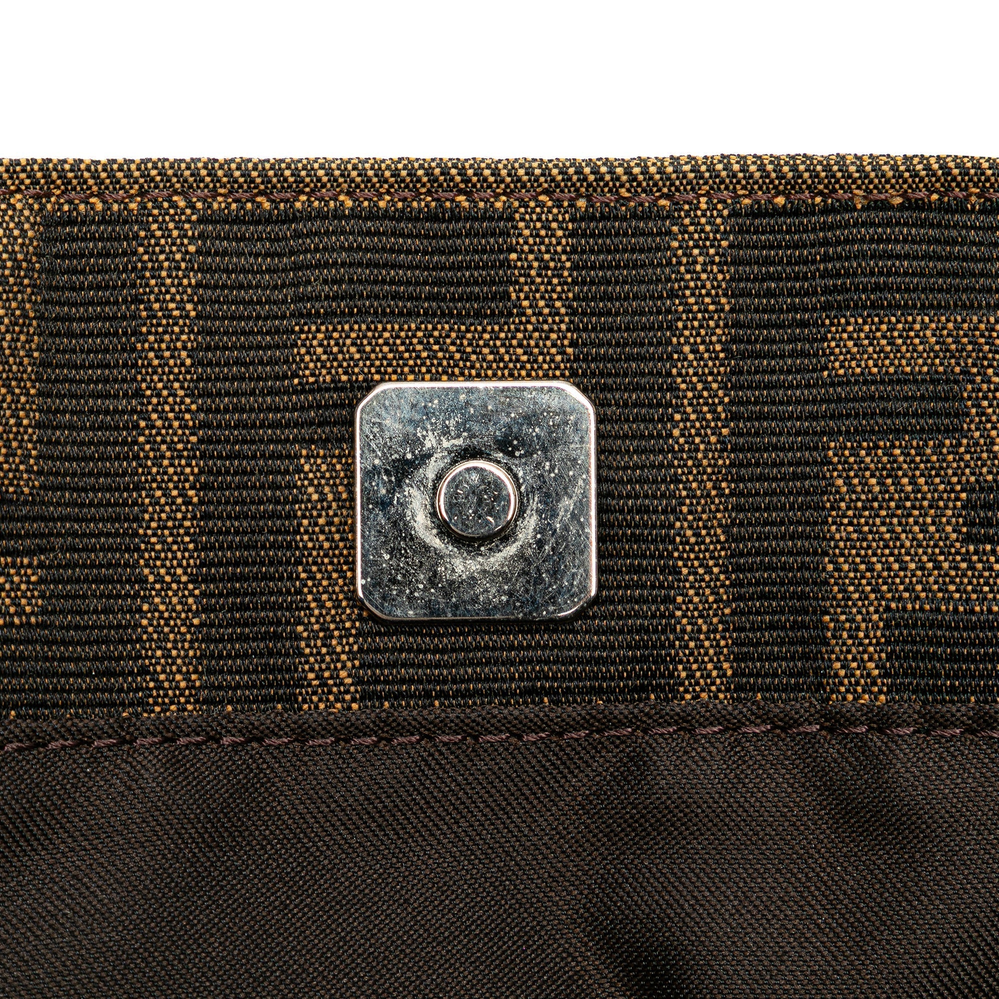 Brown Fendi Small Zucca Canvas Twins Tote