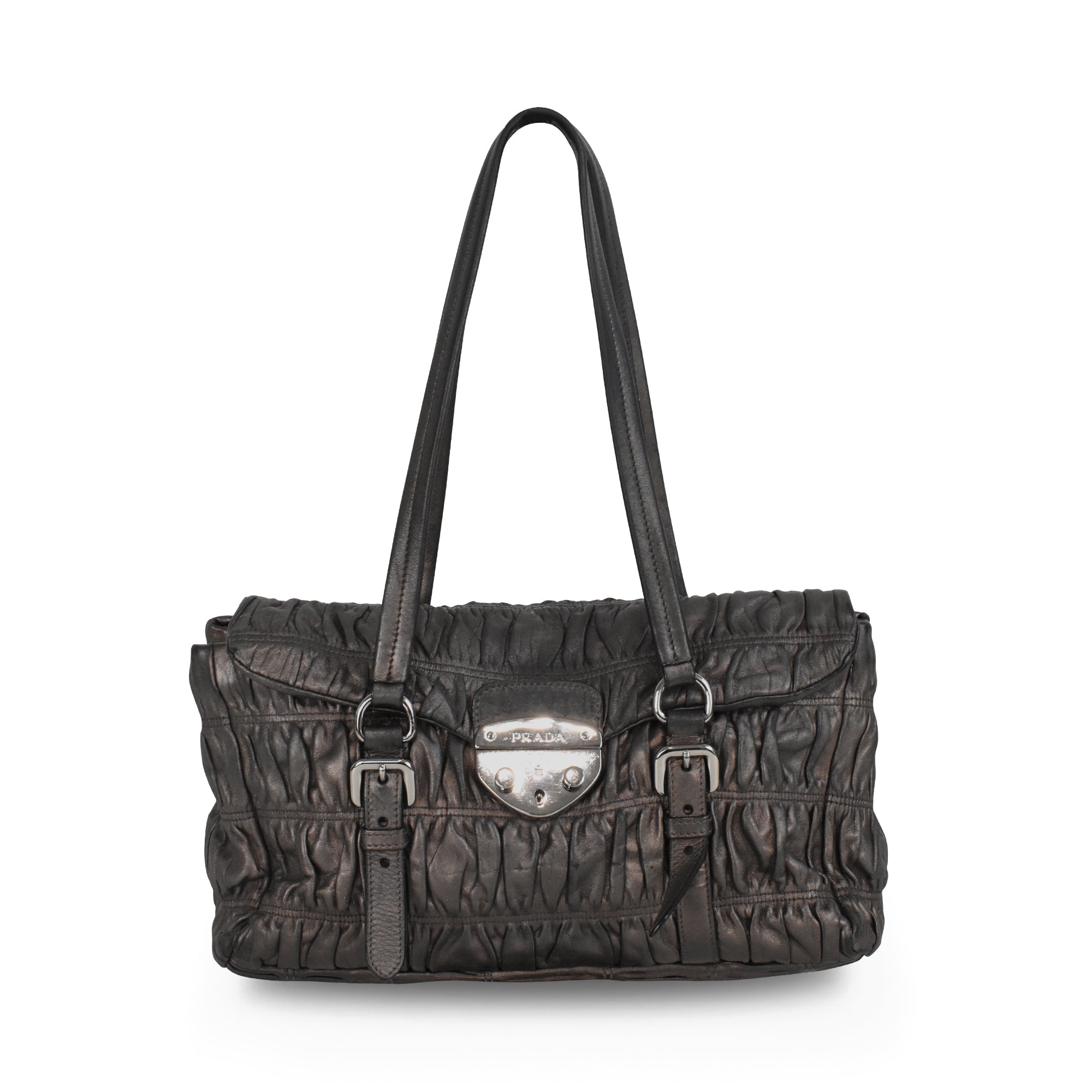 Prada 'Nappa Gaufre Sound Lock' Shoulder Bag
