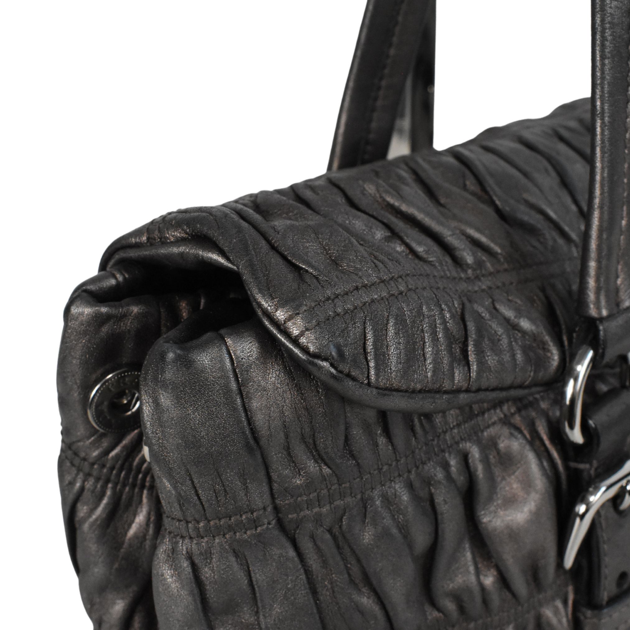 Prada 'Nappa Gaufre Sound Lock' Shoulder Bag