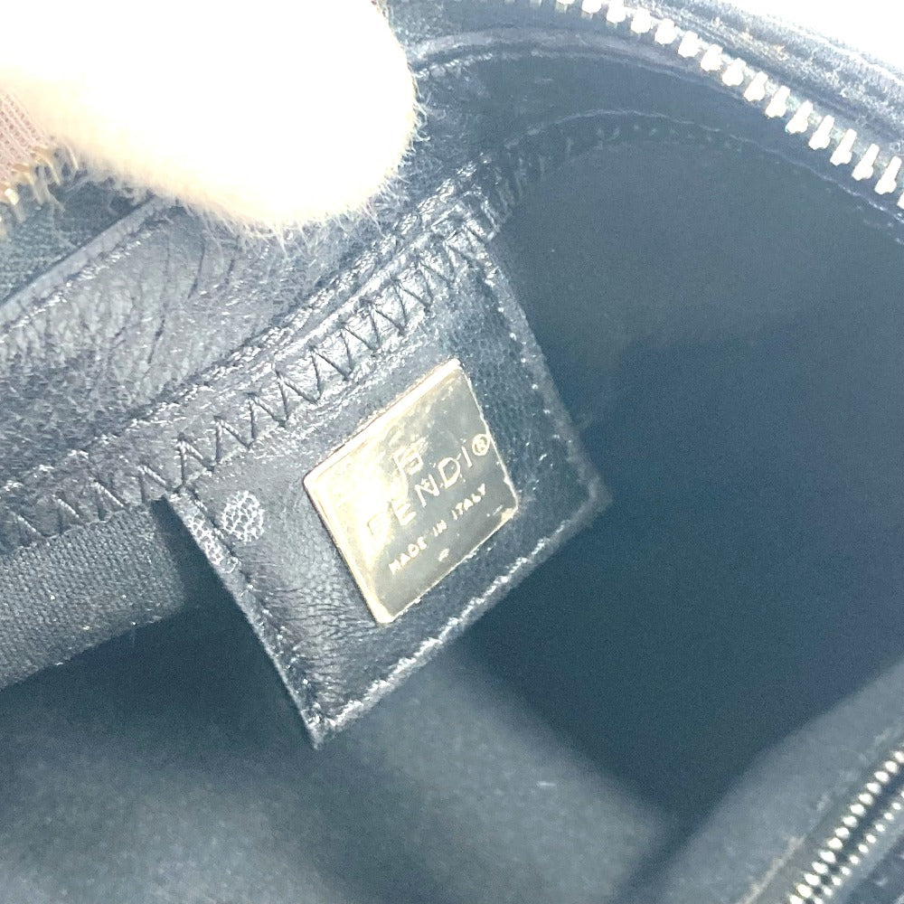FENDI Shoulder Bag Jersey black vintage FF logo