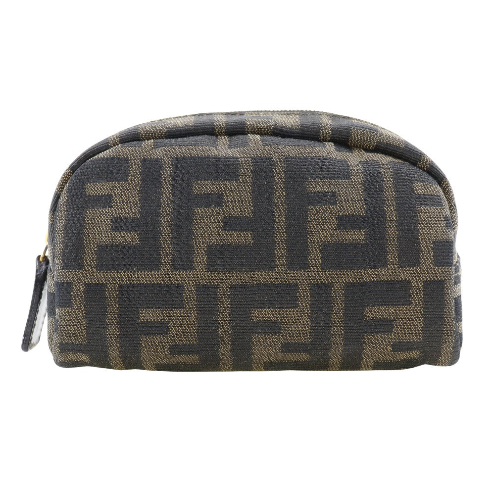FENDI Pouch canvas Brown Zucca