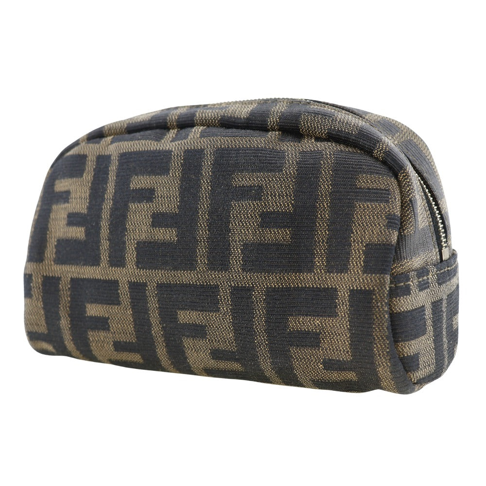 FENDI Pouch canvas Brown Zucca