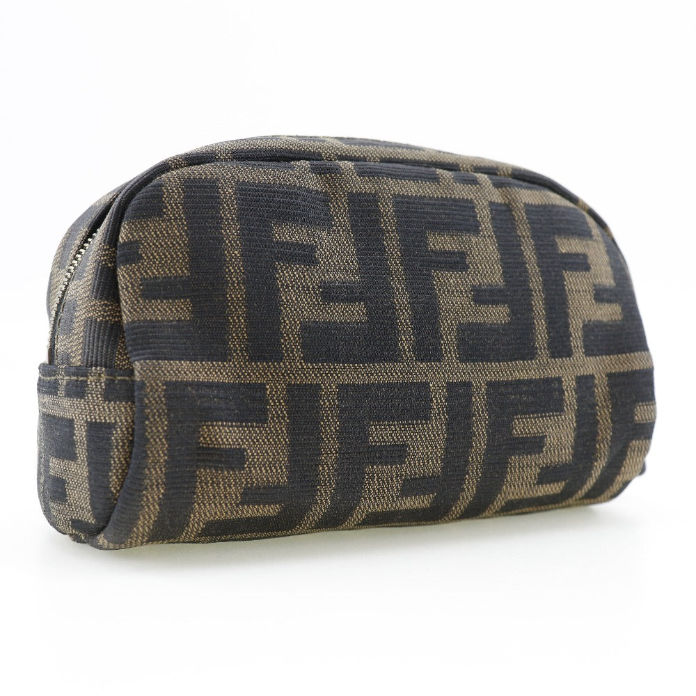 FENDI Pouch canvas Brown Zucca