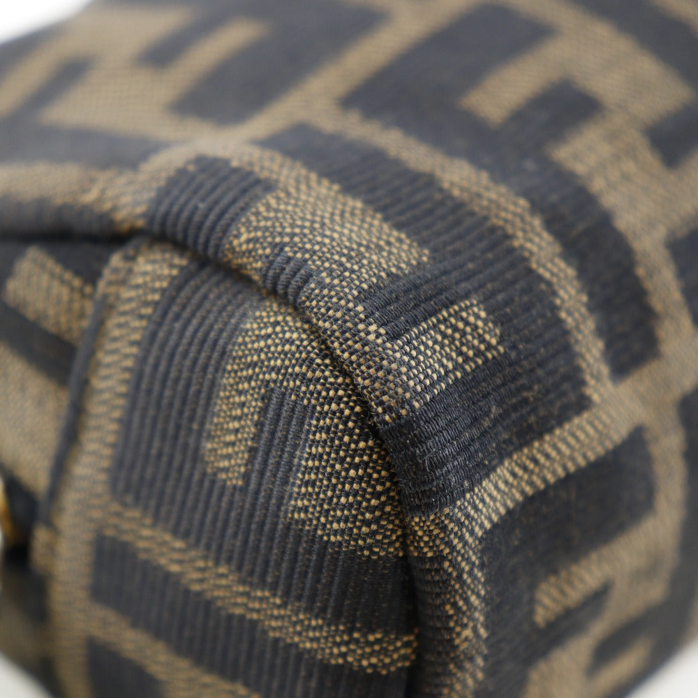 FENDI Pouch canvas Brown Zucca