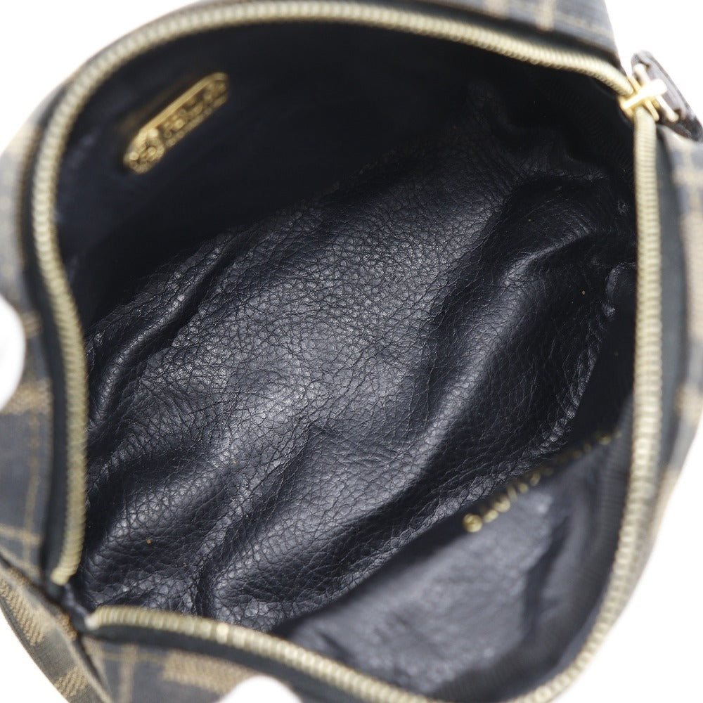 FENDI Pouch canvas Brown Zucca