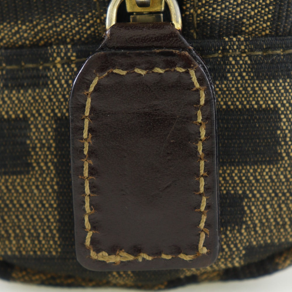 FENDI Pouch canvas Brown Zucca