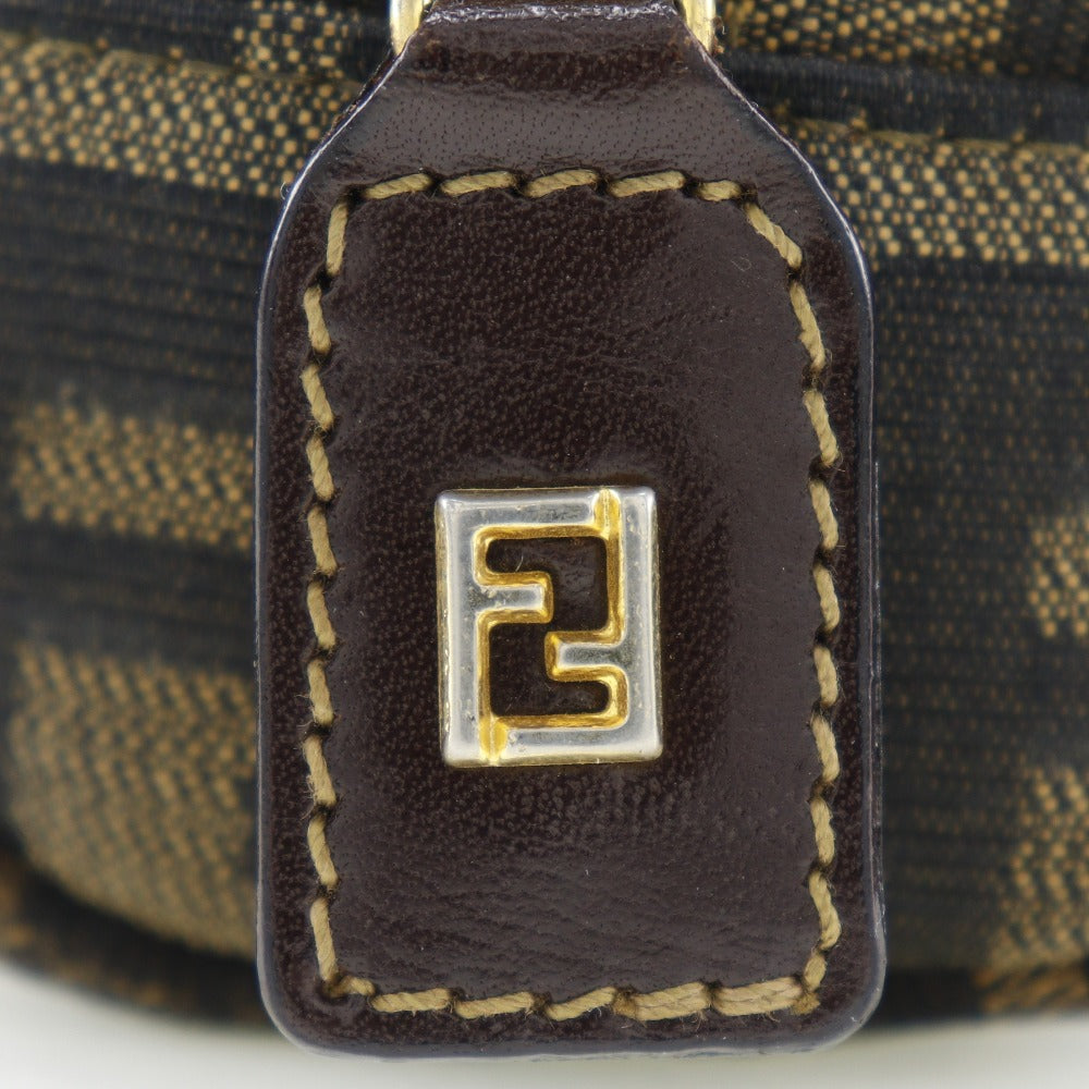 FENDI Pouch canvas Brown Zucca