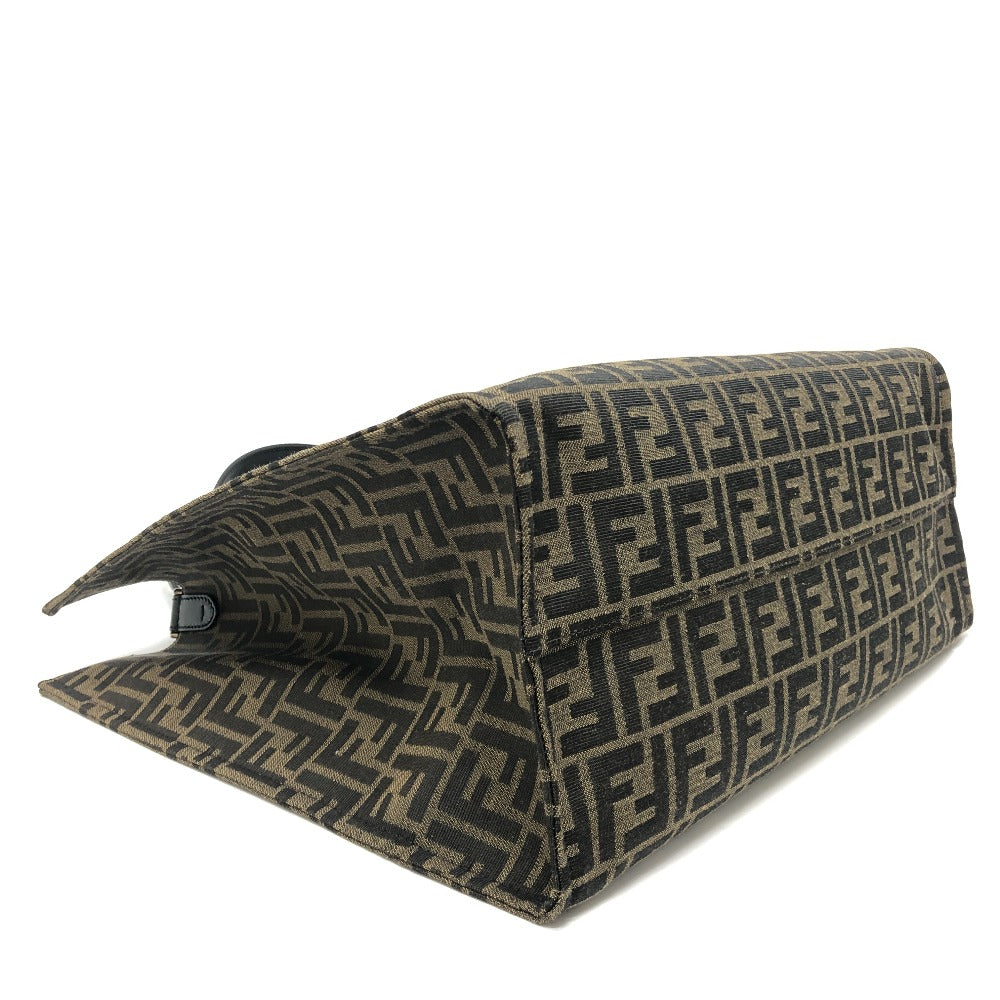 FENDI Tote Bag Canvas / leather Brown Zucca Pokemon Dragonite Women Used
