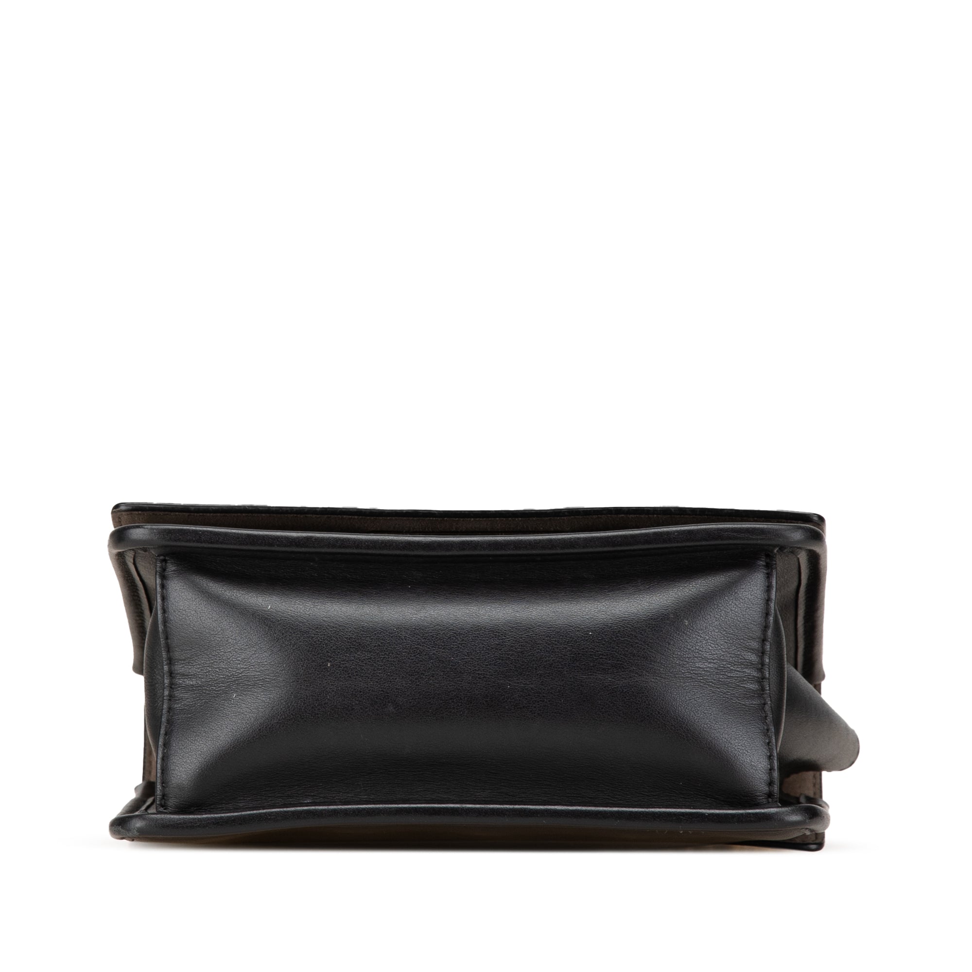 Black Fendi Small Leather Kan I F Crossbody