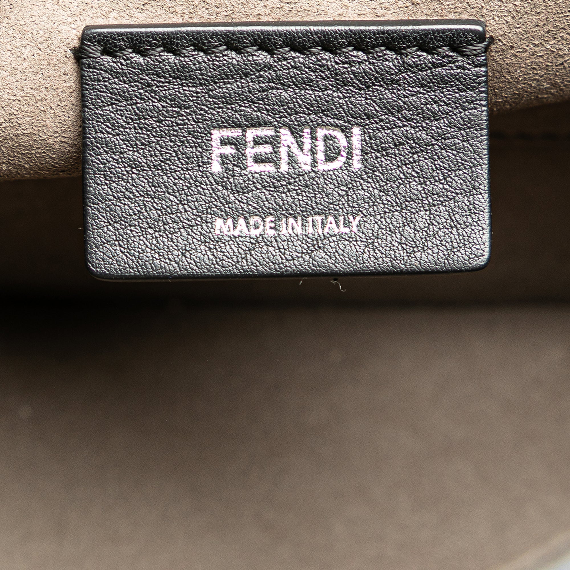 Black Fendi Small Leather Kan I F Crossbody