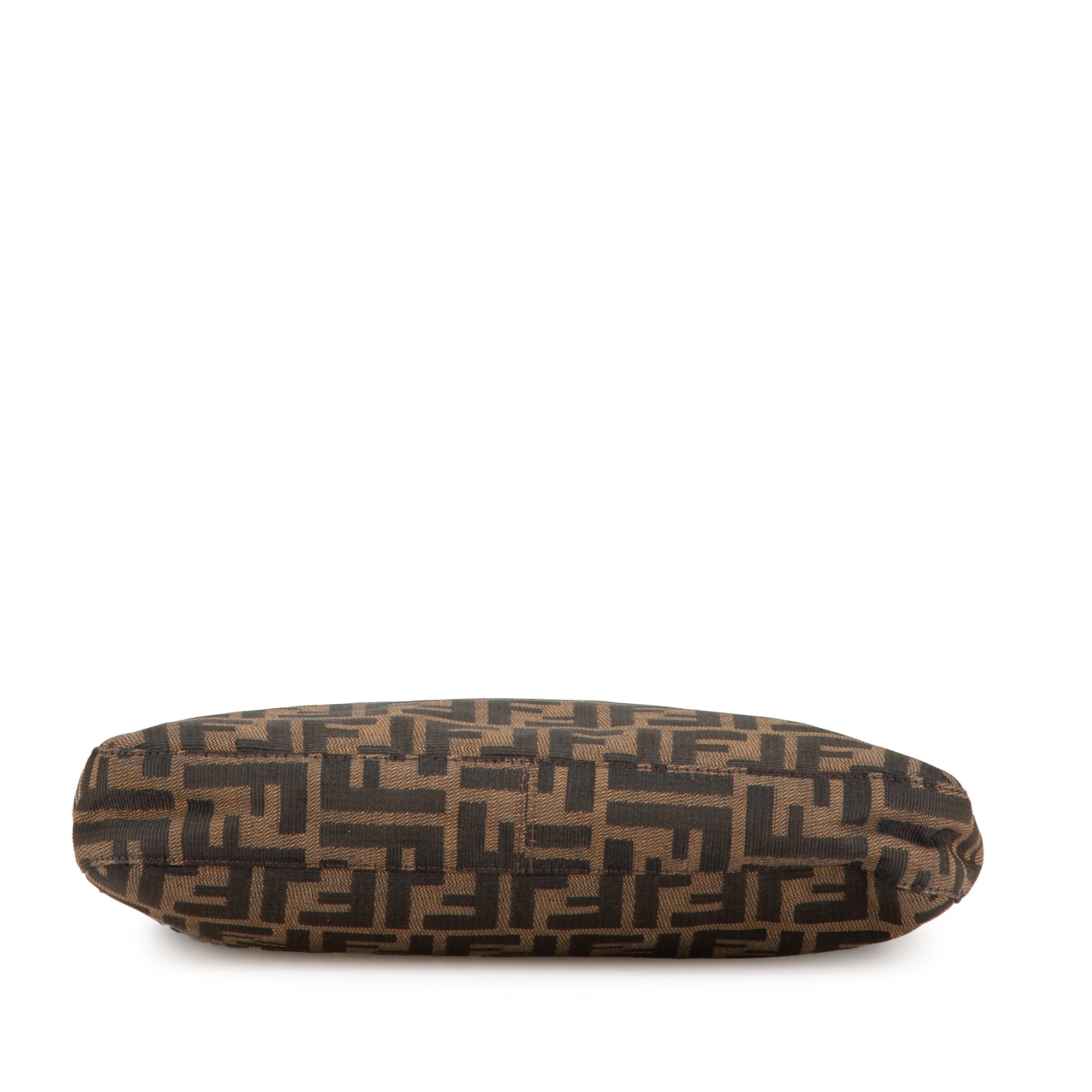 Brown Fendi Zucca Canvas Shoulder Bag