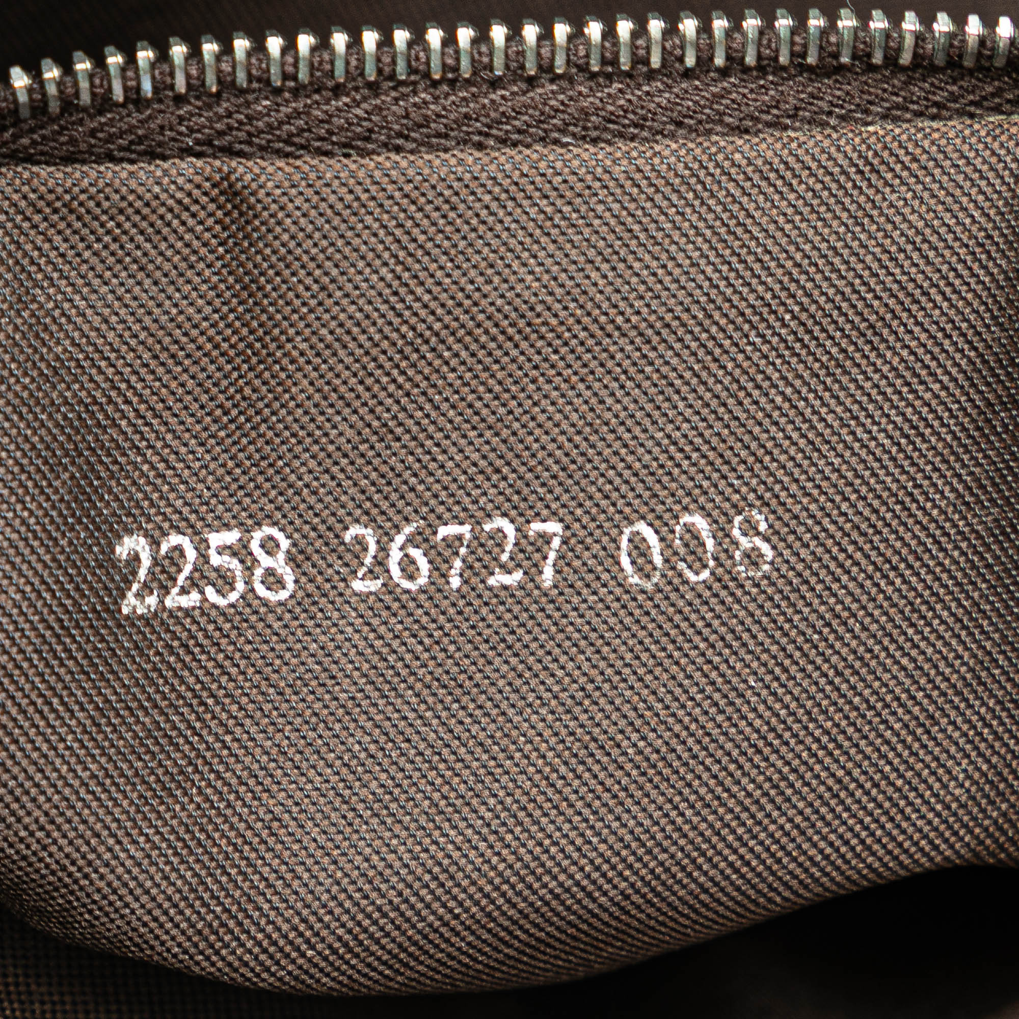Brown Fendi Zucca Canvas Shoulder Bag