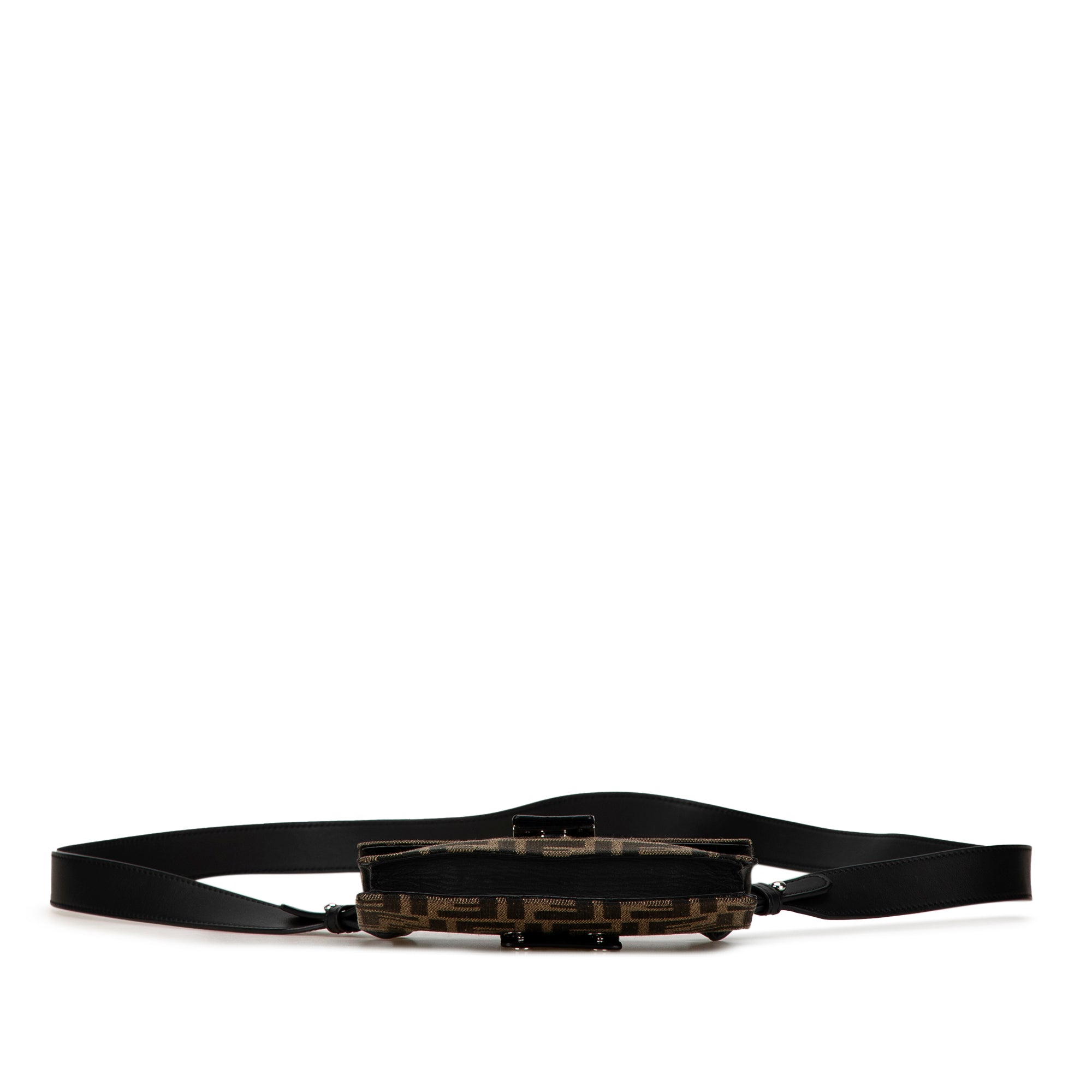 Brown Fendi Zucca Canvas Convertible Belt Bag