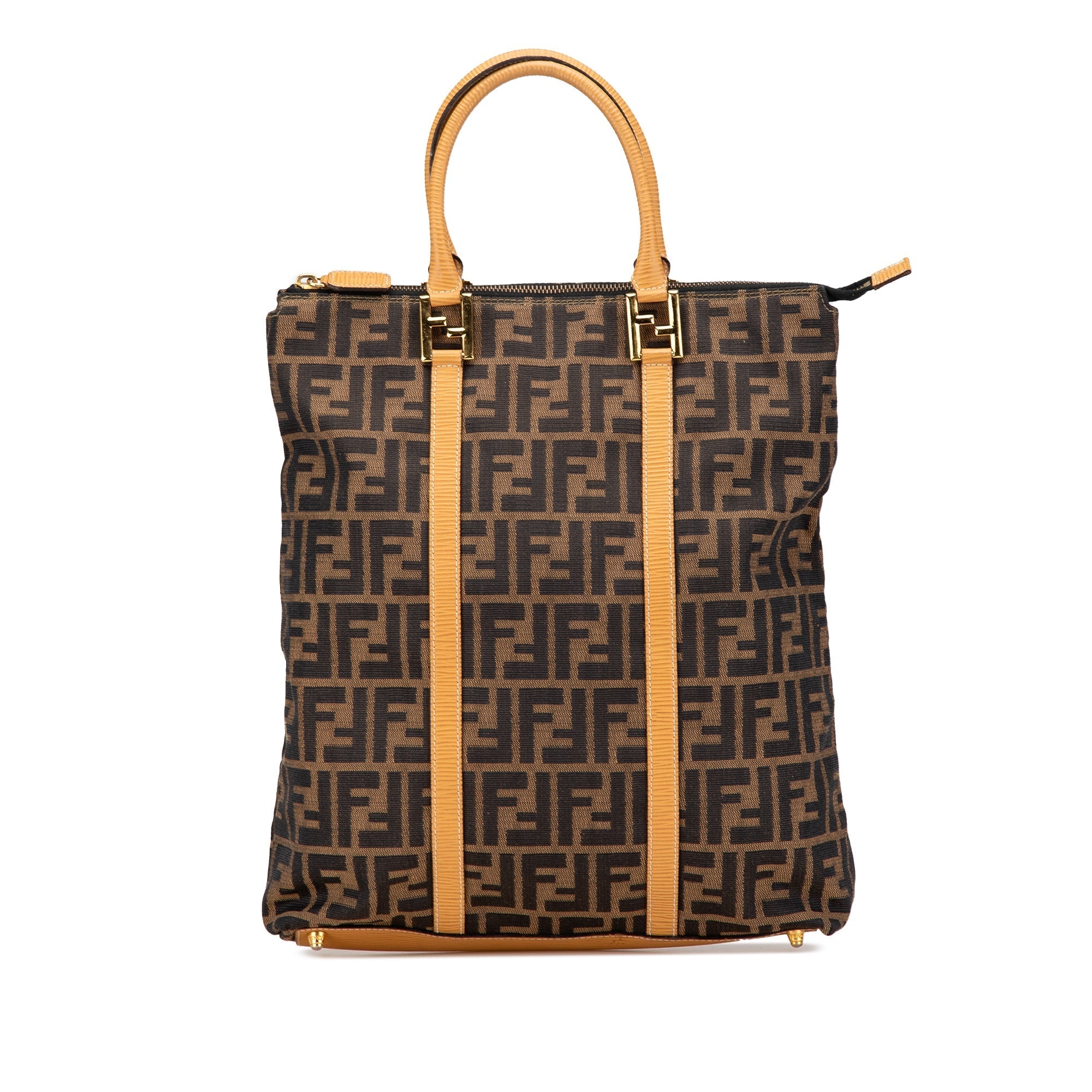 Brown Fendi Zucca Canvas Tote