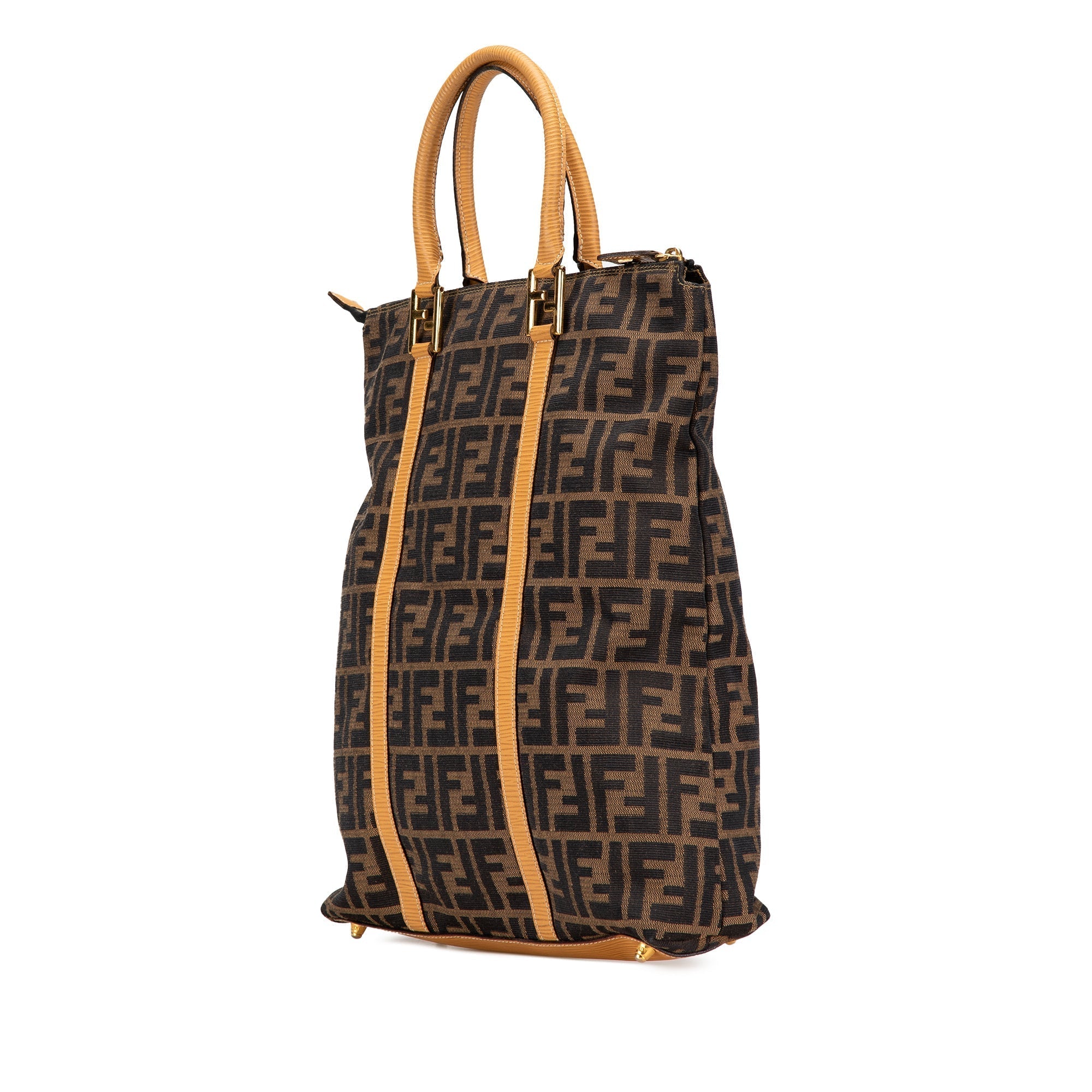 Brown Fendi Zucca Canvas Tote