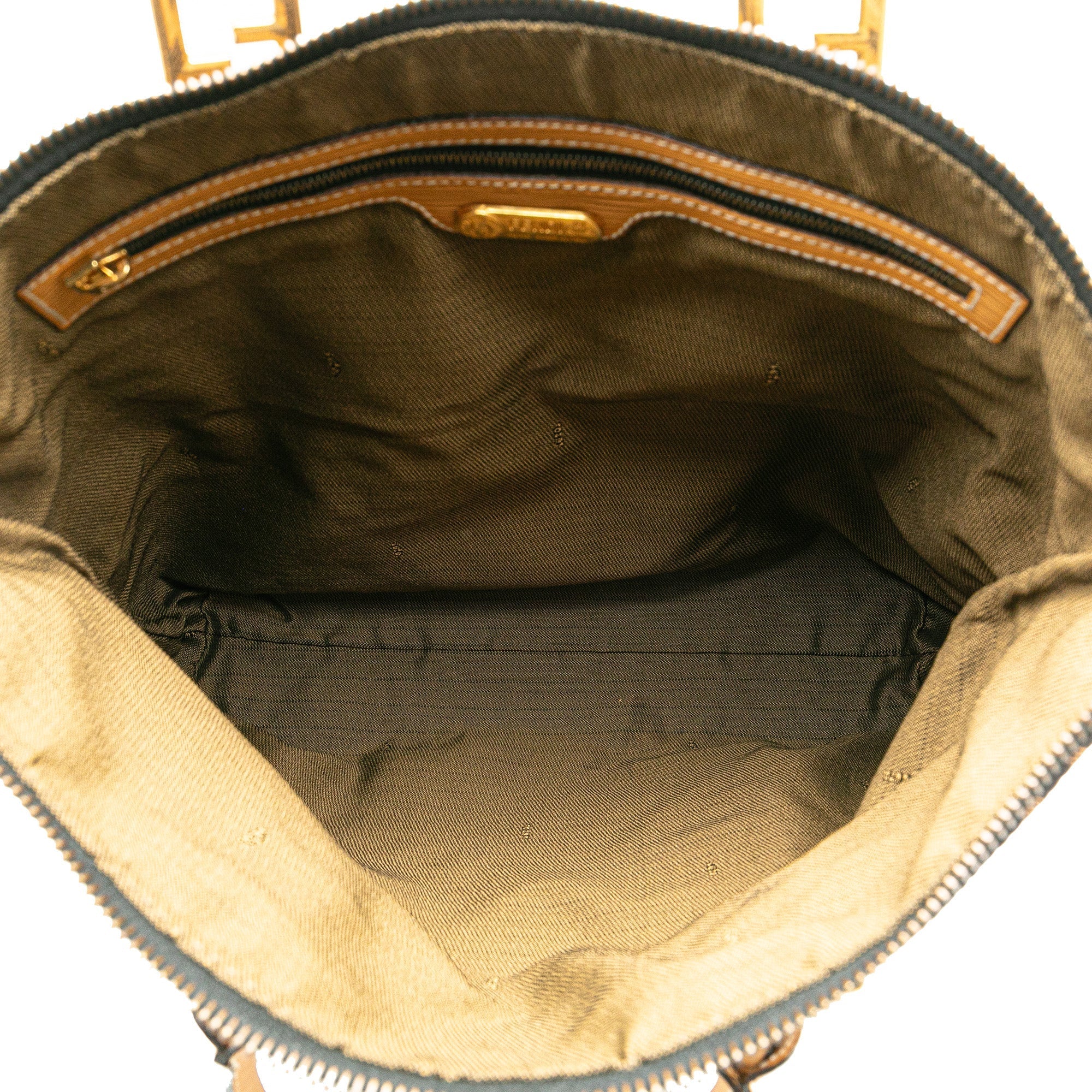Brown Fendi Zucca Canvas Tote