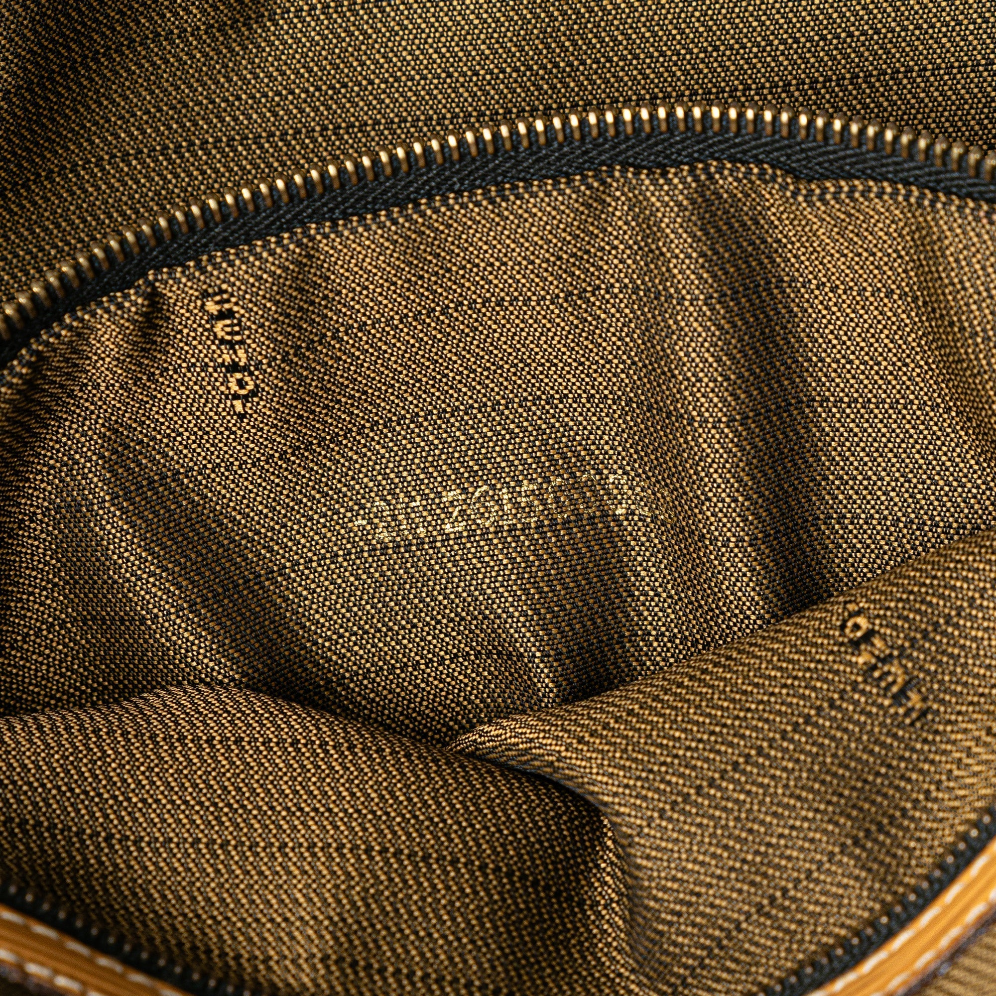 Brown Fendi Zucca Canvas Tote