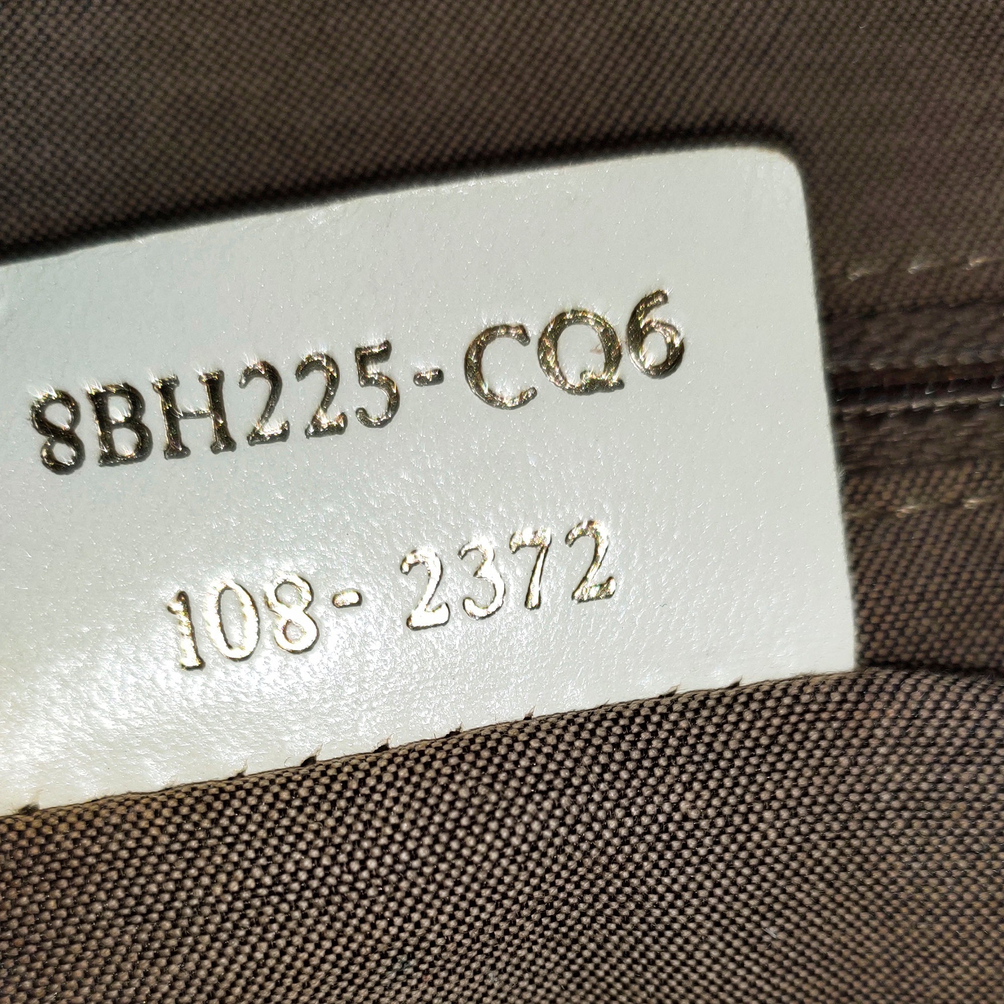 Brown Fendi Zucchino Glazed Tote