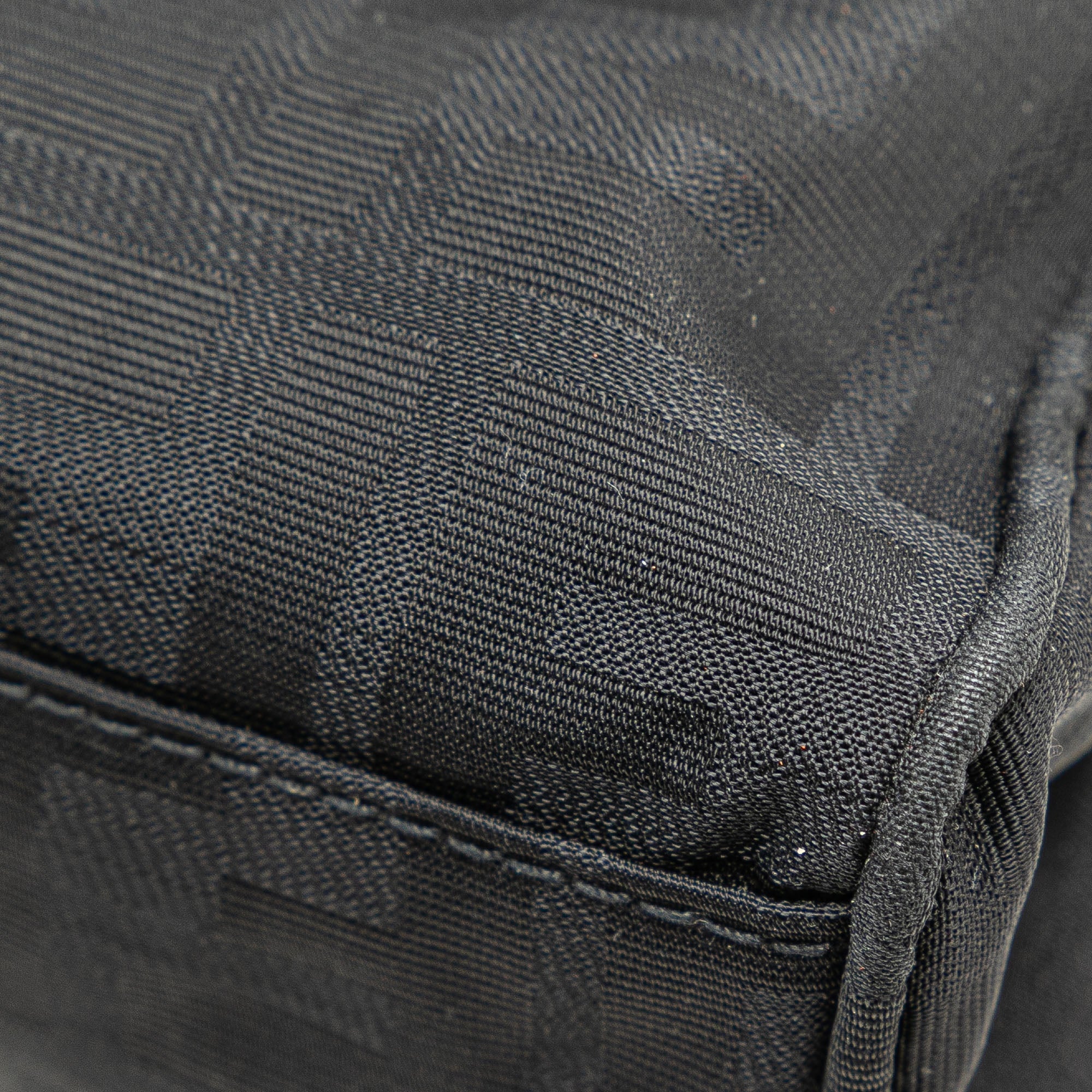 Black Fendi Zucca Nylon Handbag