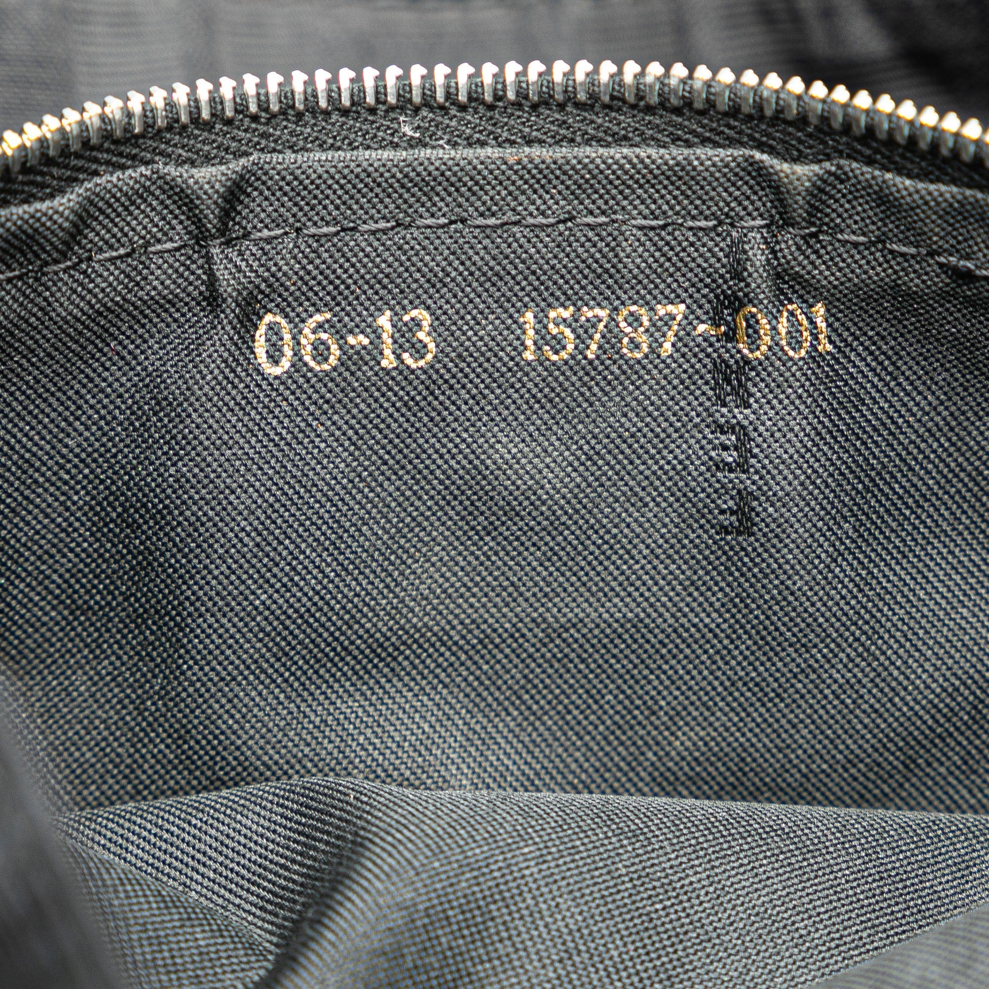 Black Fendi Zucca Nylon Handbag