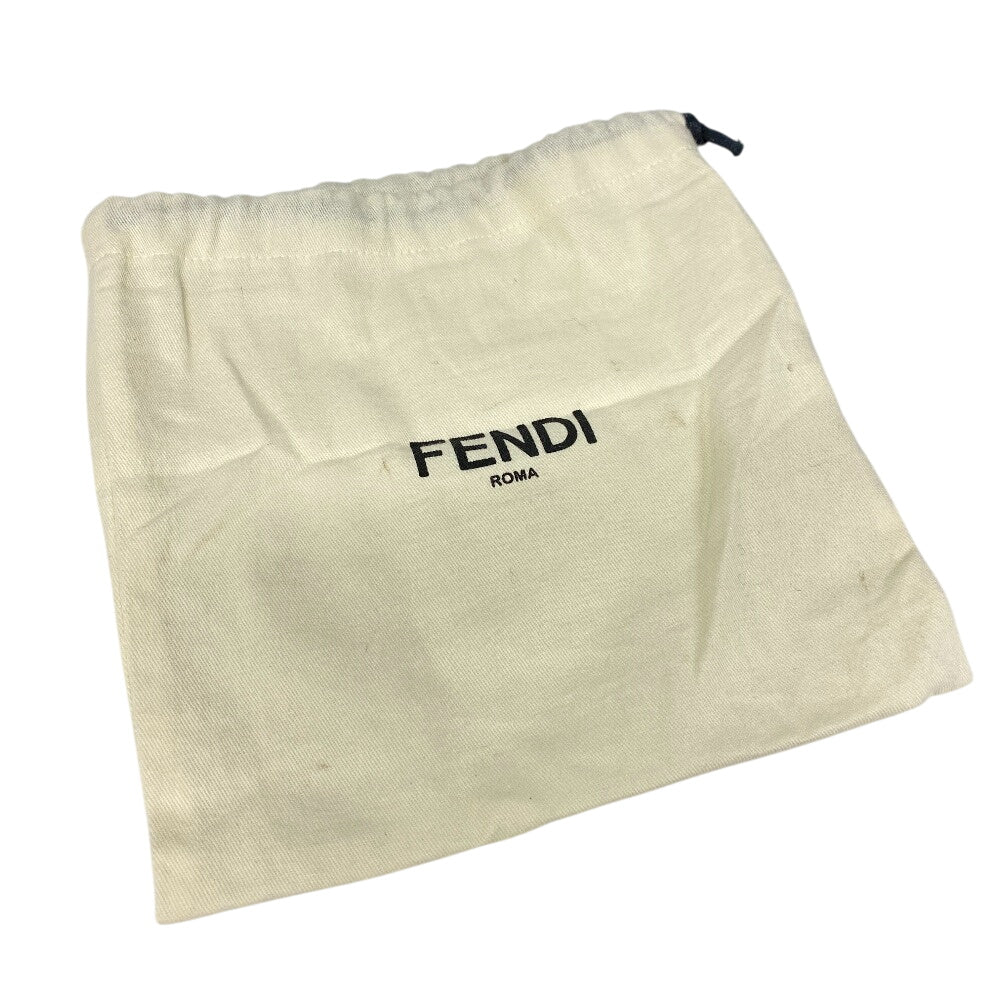 FENDI Shoulder Bag 7VA507 Canvas, Leather black Zucca trunk Women Used