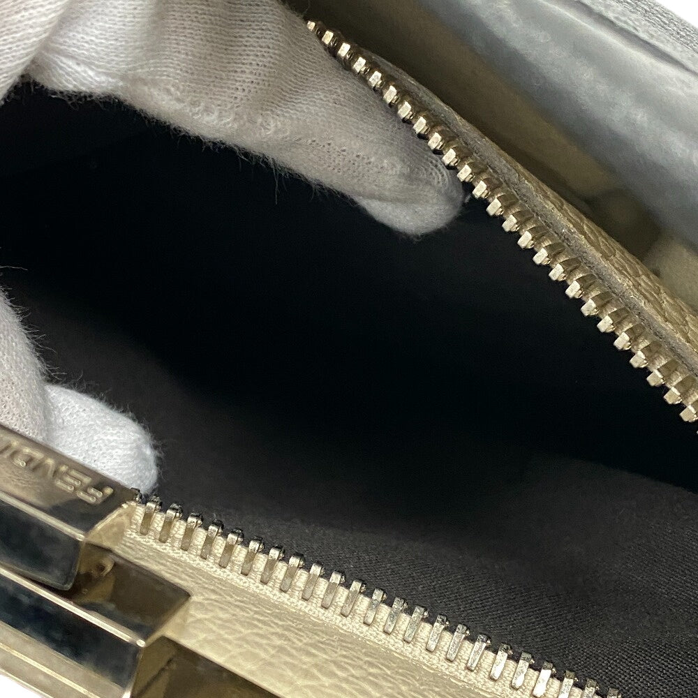 FENDI Handbag 8BN226 Calfskin gray Peekaboo Women Used