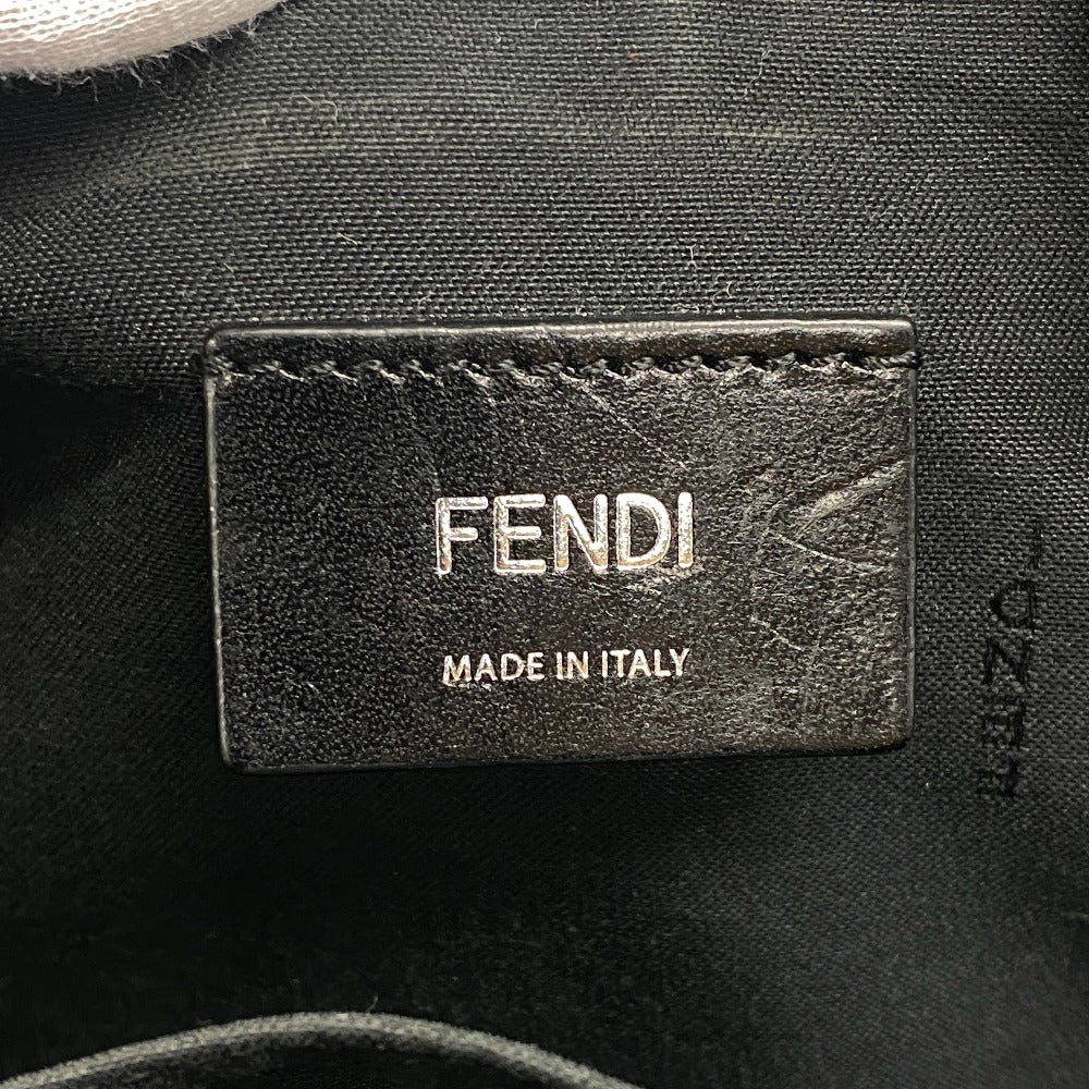 FENDI Backpack 7VZ042 PVC, Nylon black Backpack Zucca mens Used