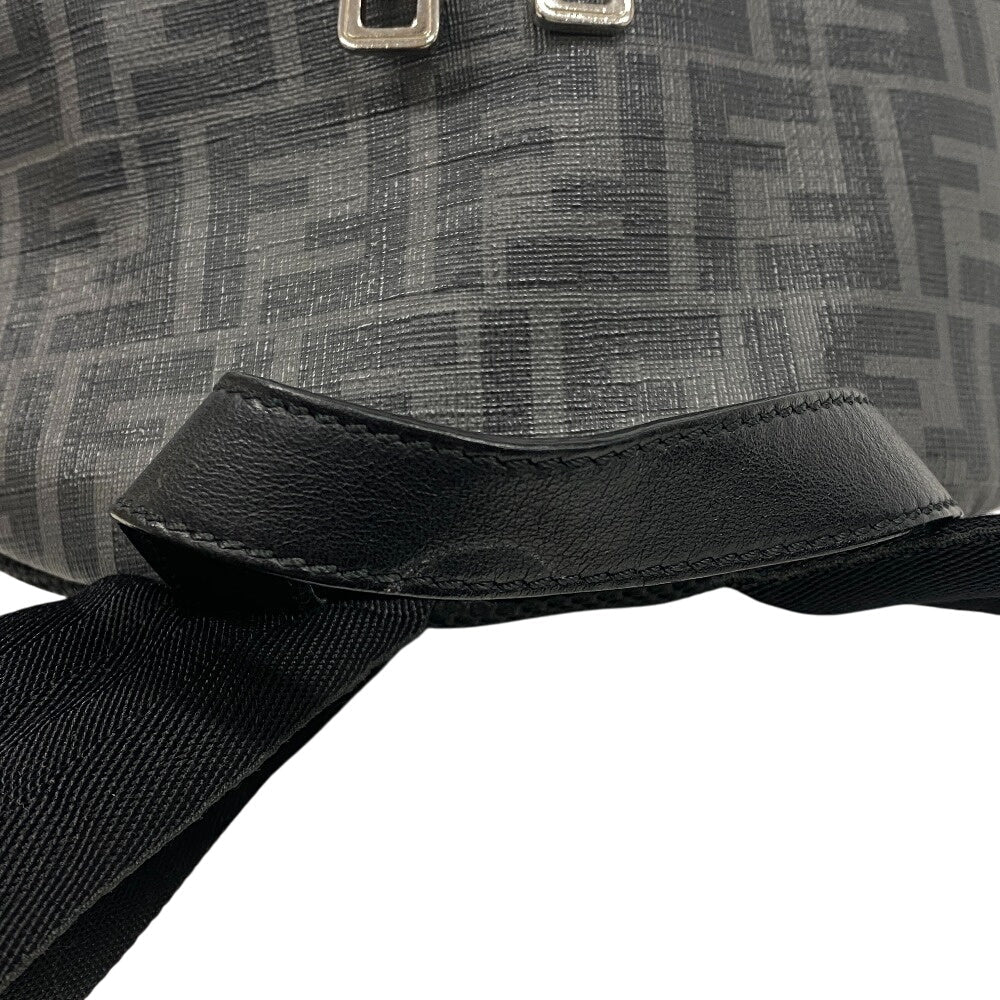 FENDI Backpack 7VZ042 PVC, Nylon black Backpack Zucca mens Used