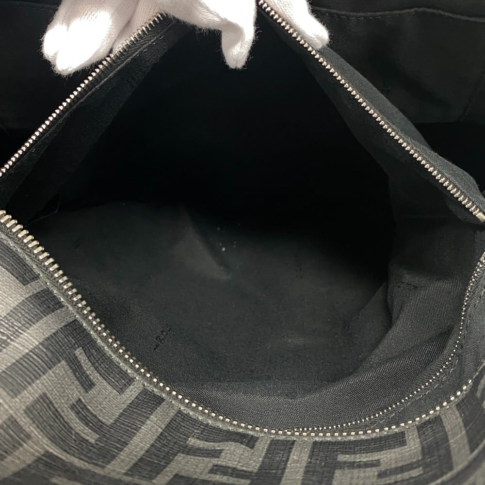 FENDI Backpack 7VZ042 PVC, Nylon black Backpack Zucca mens Used