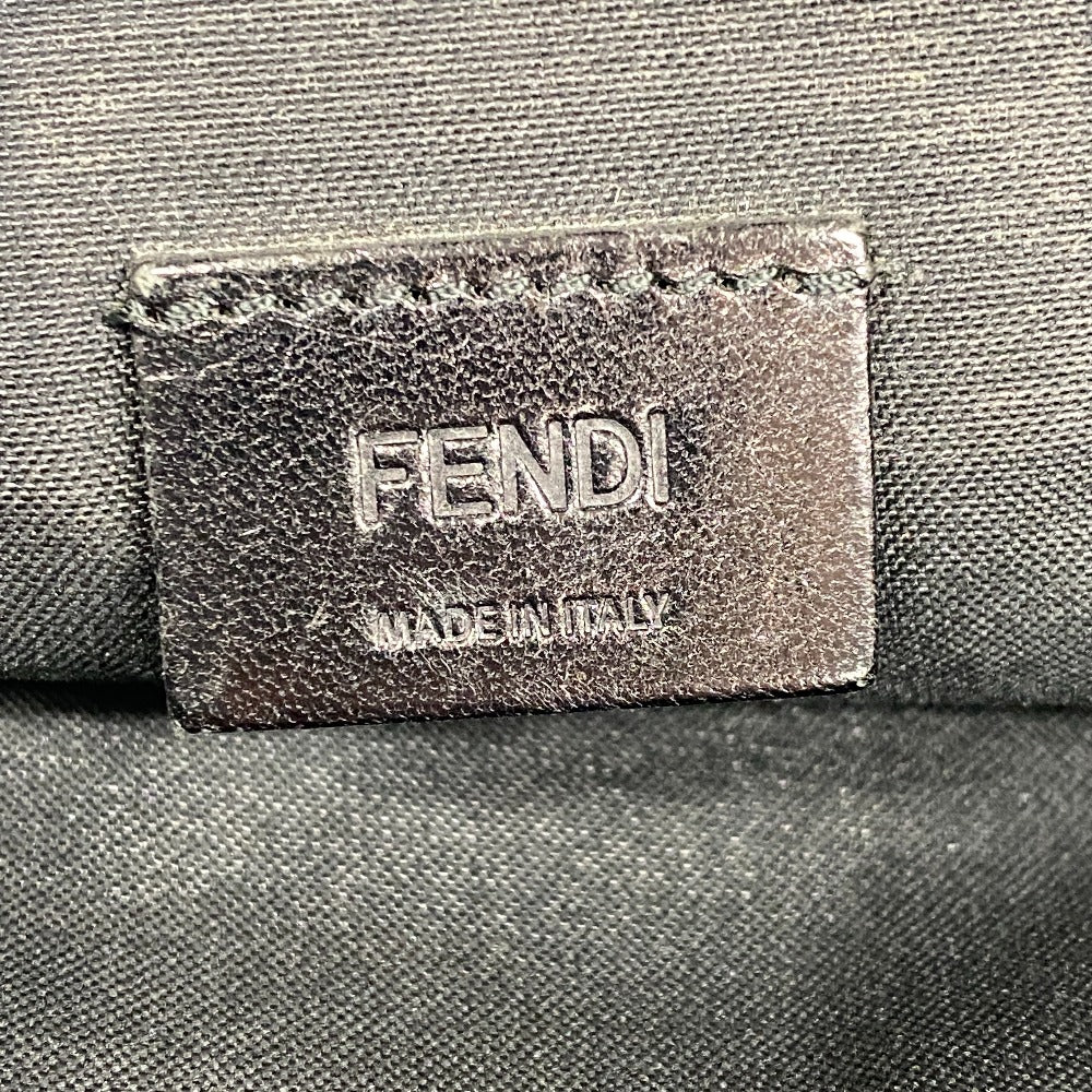 FENDI Clutch bag leather black monster mens Used