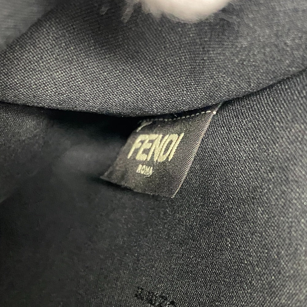FENDI Clutch bag leather black monster mens Used