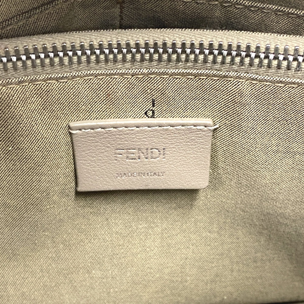 FENDI Handbag 8BL146 leather beige By the way